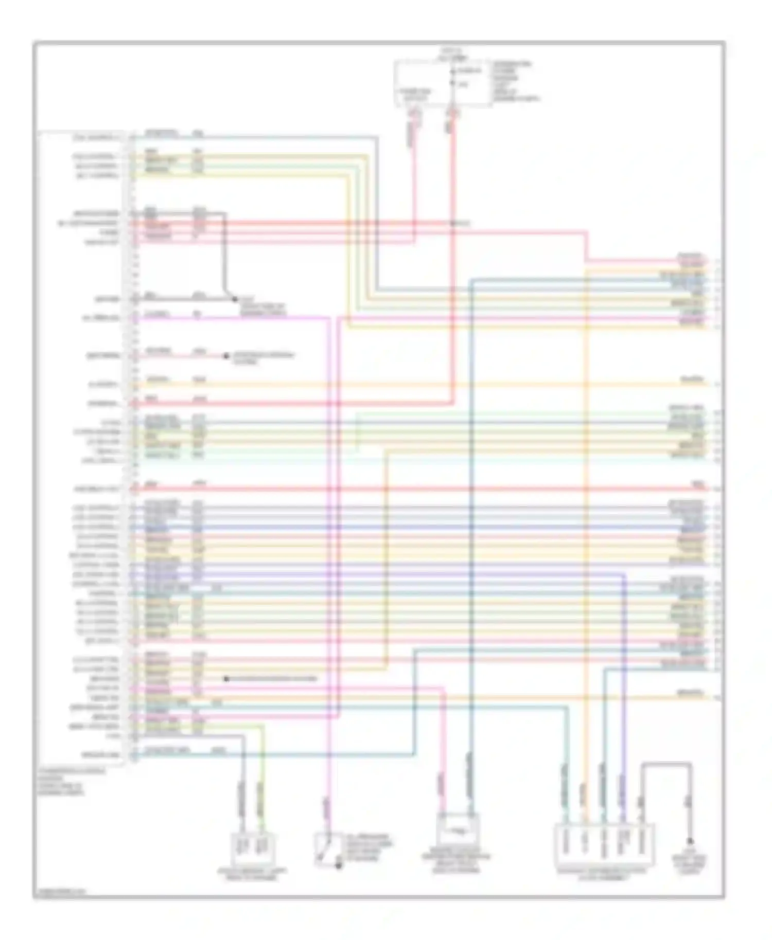 Dakota Dodge III facelift (2007-2011): Wiring diagram engine performance 4.7l flex fuel (1 of 5)