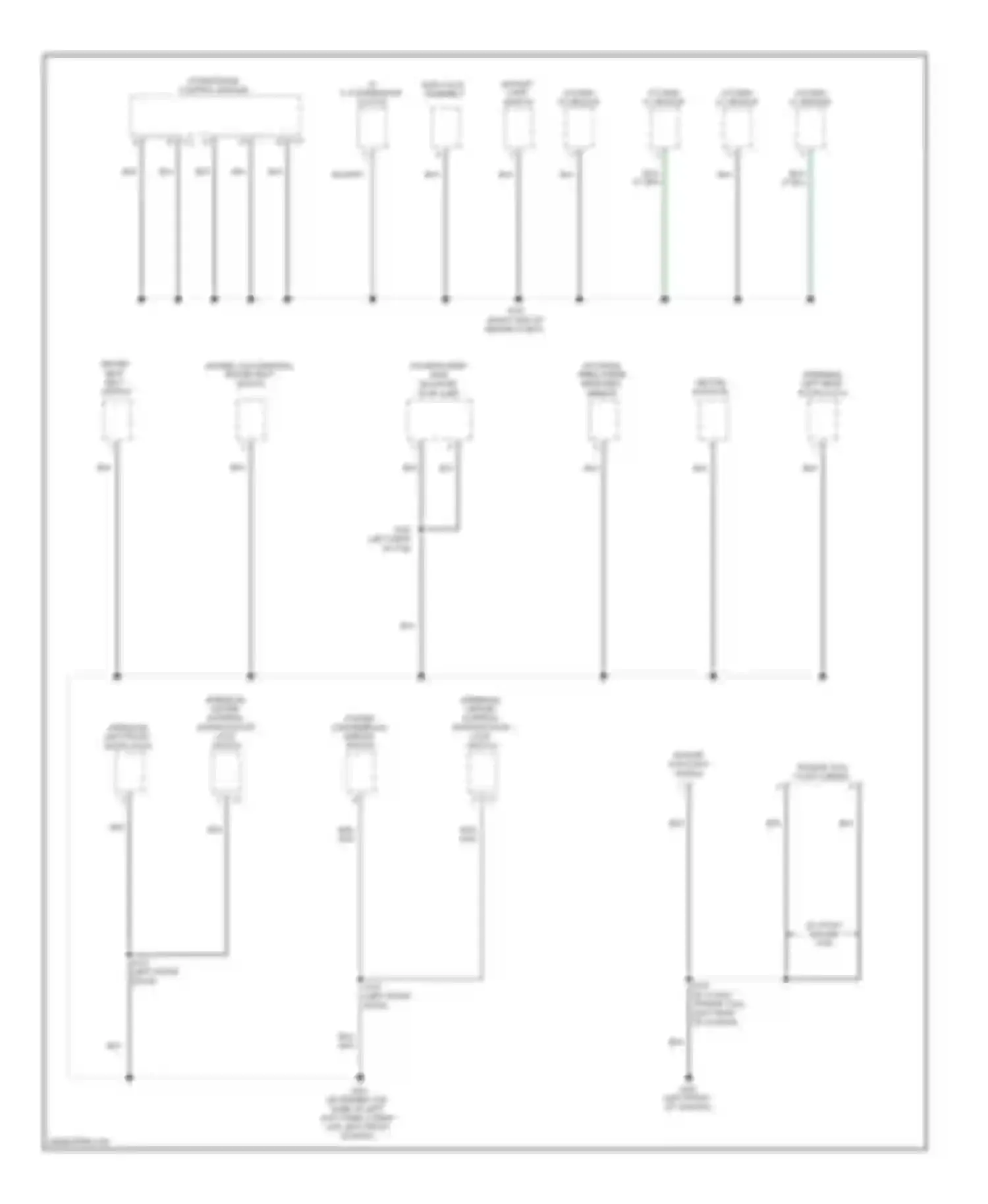 Dakota Dodge III facelift (2007-2011): Ground distribution circuit (3 of 3)