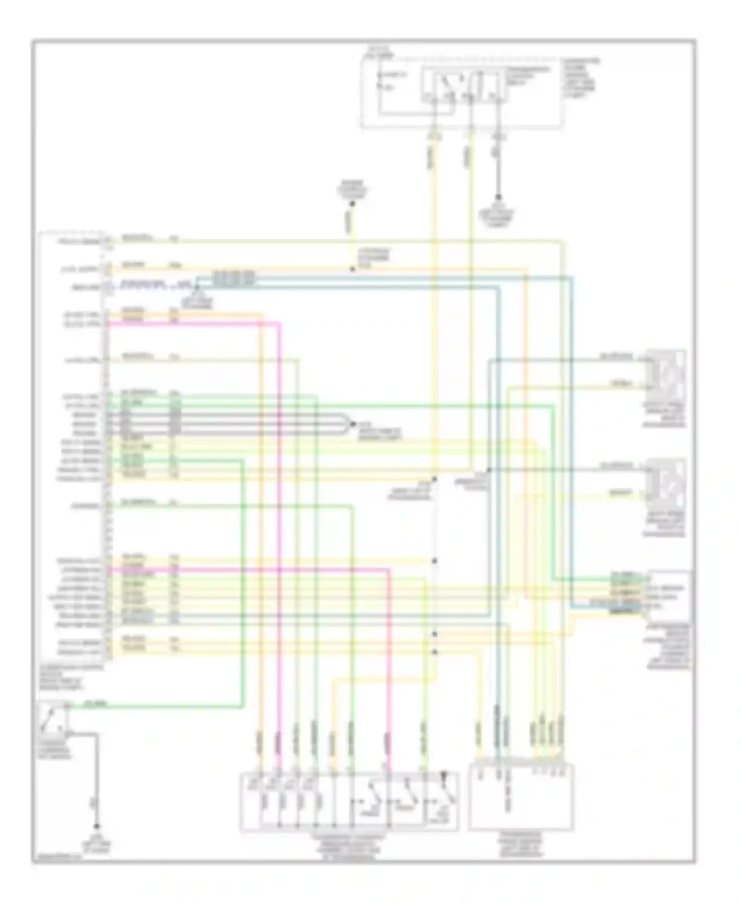 Wiring diagram 2-4 sol ud sol od sol l/r sol for Dodge Dakota III facelift (2007-2011) (1 of 1)