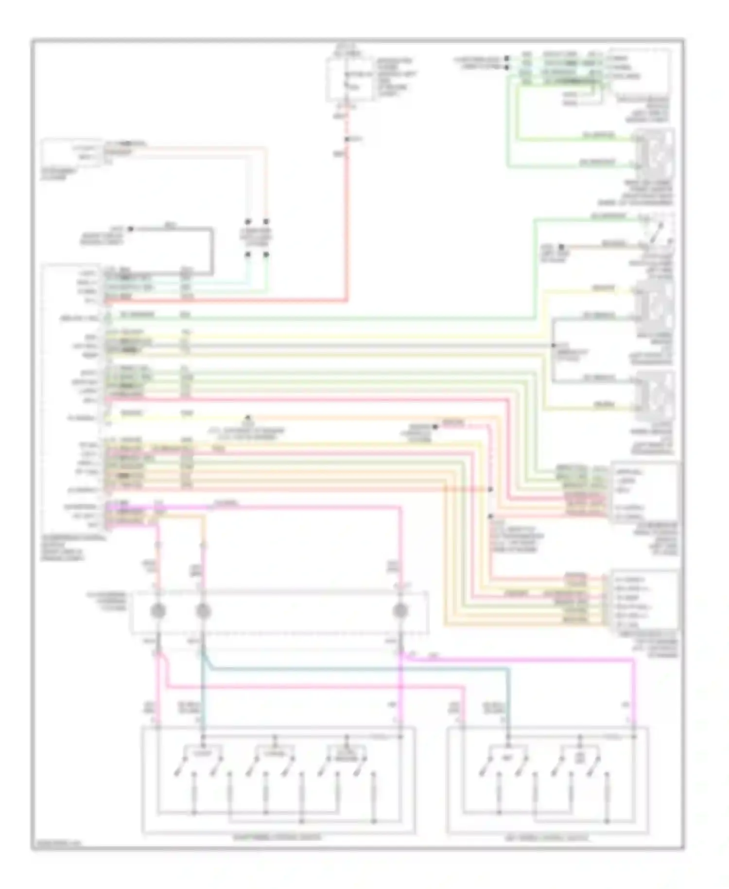 Wiring diagram computer data lines system for Dodge Dakota III facelift (2007-2011) (4 of 27)