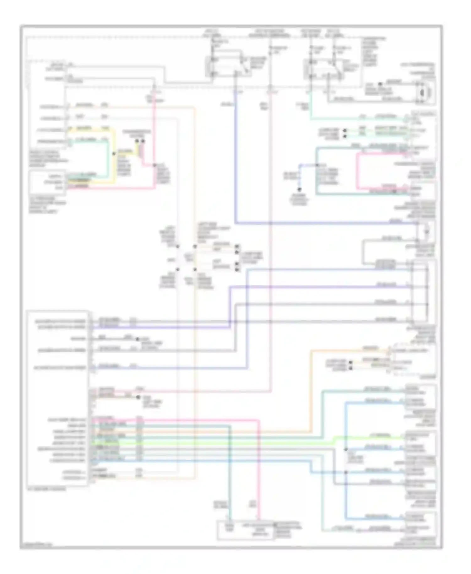 Wiring diagram engine controls system for Dodge Dakota III facelift (2007-2011) (4 of 4)