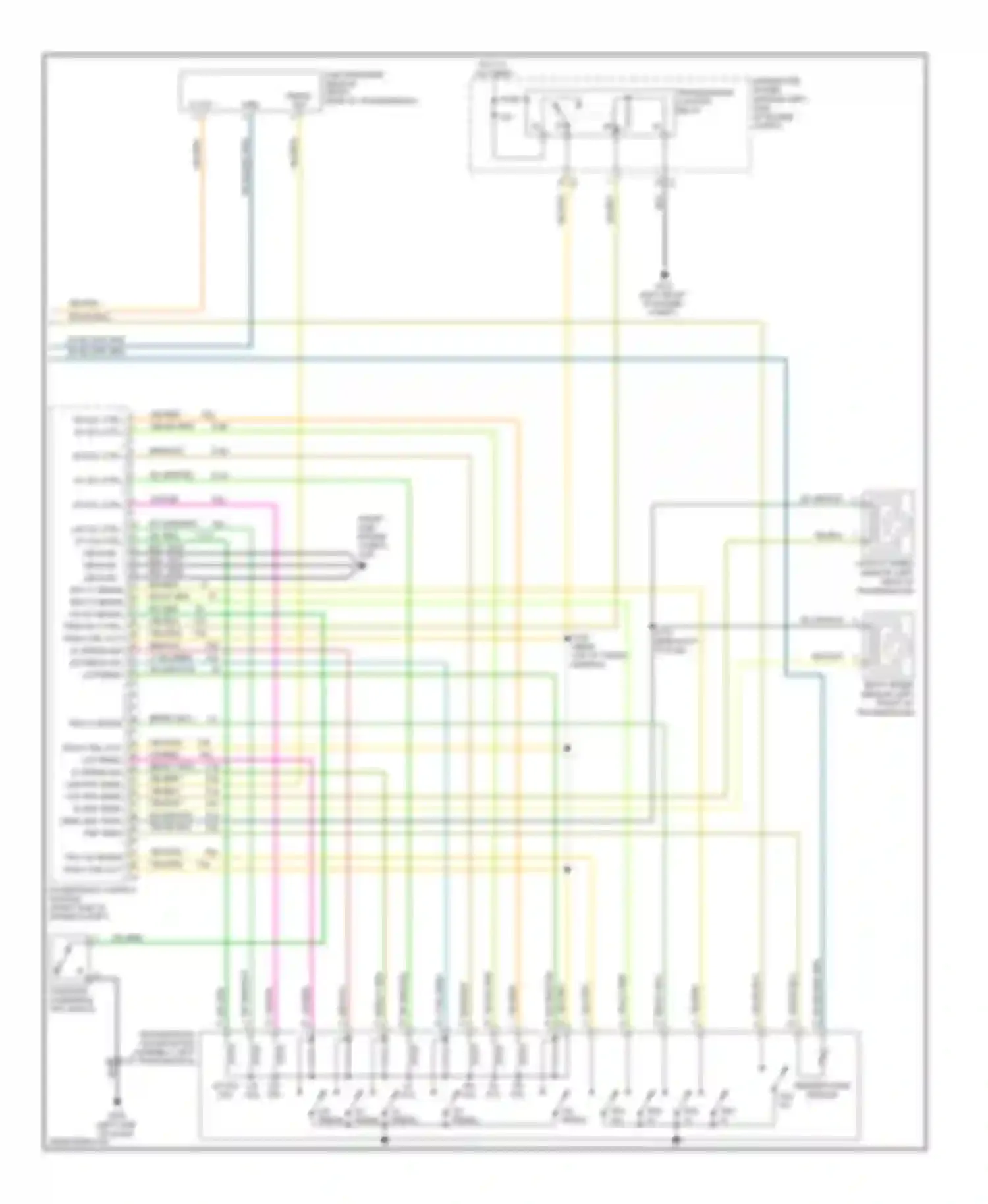 Wiring diagram l/r sol ctrl lp vfs ctrl for Dodge Dakota III facelift (2007-2011) (2 of 4)