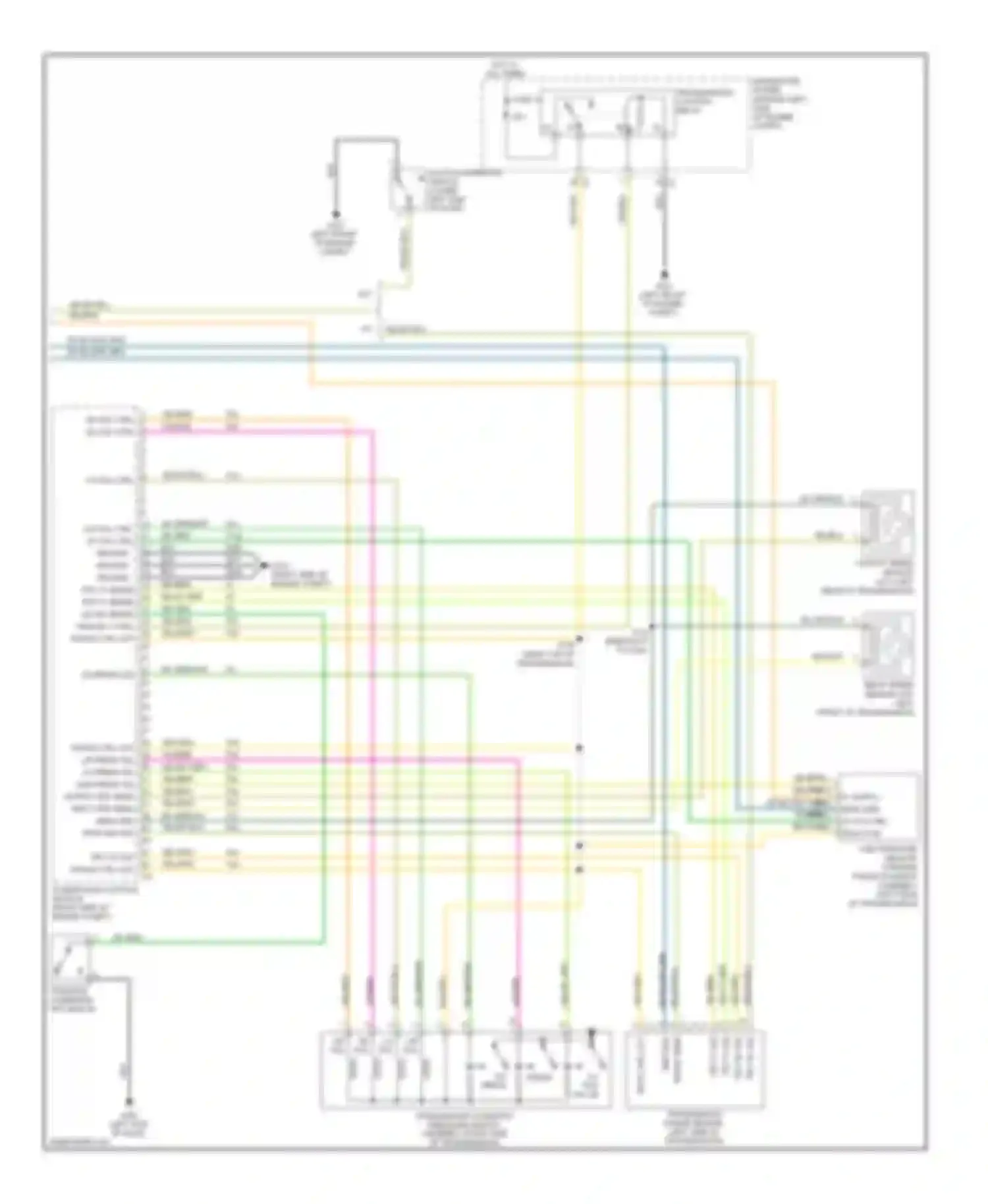 Wiring diagram l/r sol ctrl lp vfs ctrl for Dodge Dakota III facelift (2007-2011) (1 of 4)