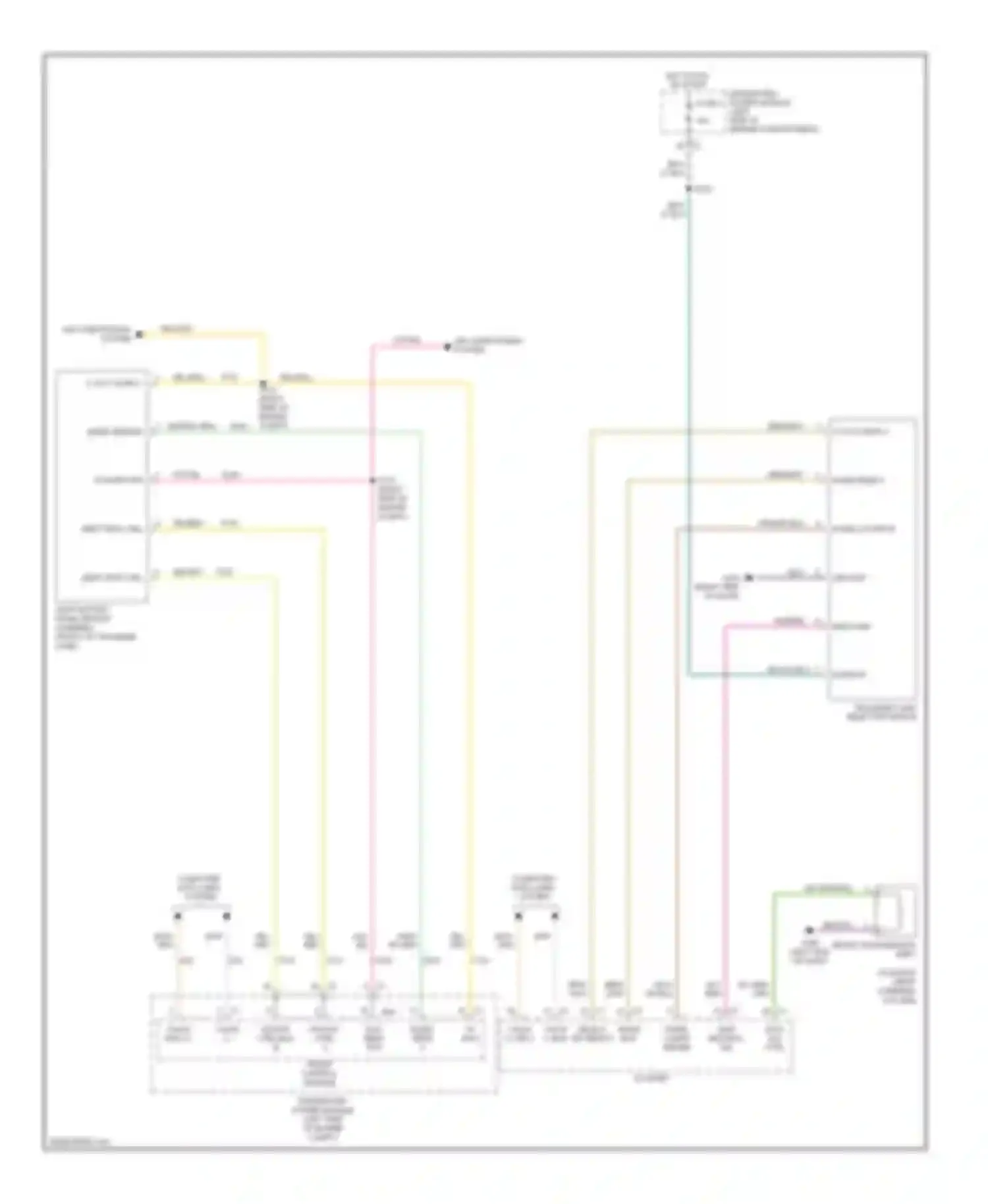 Wiring diagram motor ctrl for Dodge Dakota III facelift (2007-2011) (1 of 1)