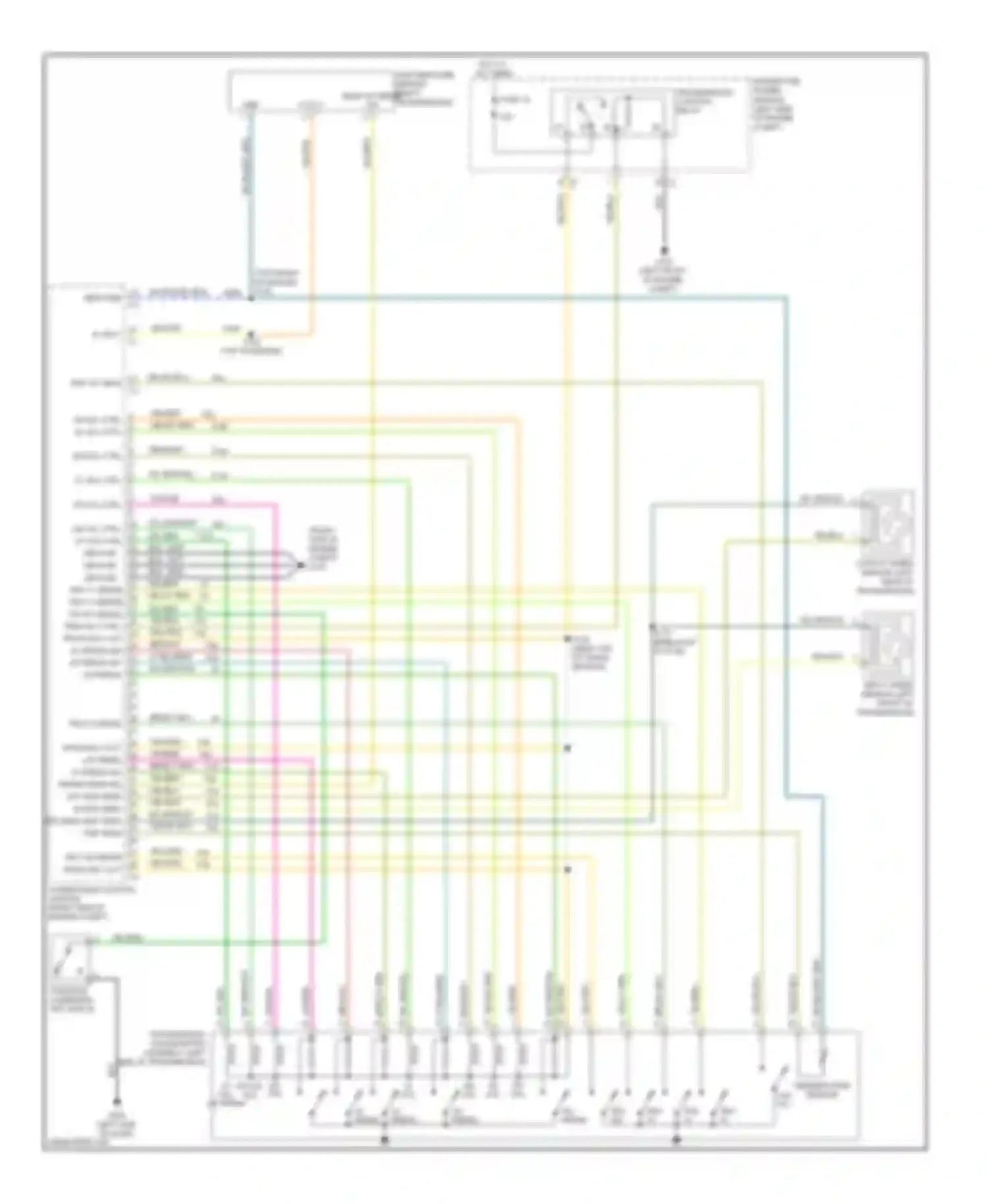 Wiring diagram od sw sense trns rly ctrl trans rly out for Dodge Dakota III facelift (2007-2011) (2 of 2)