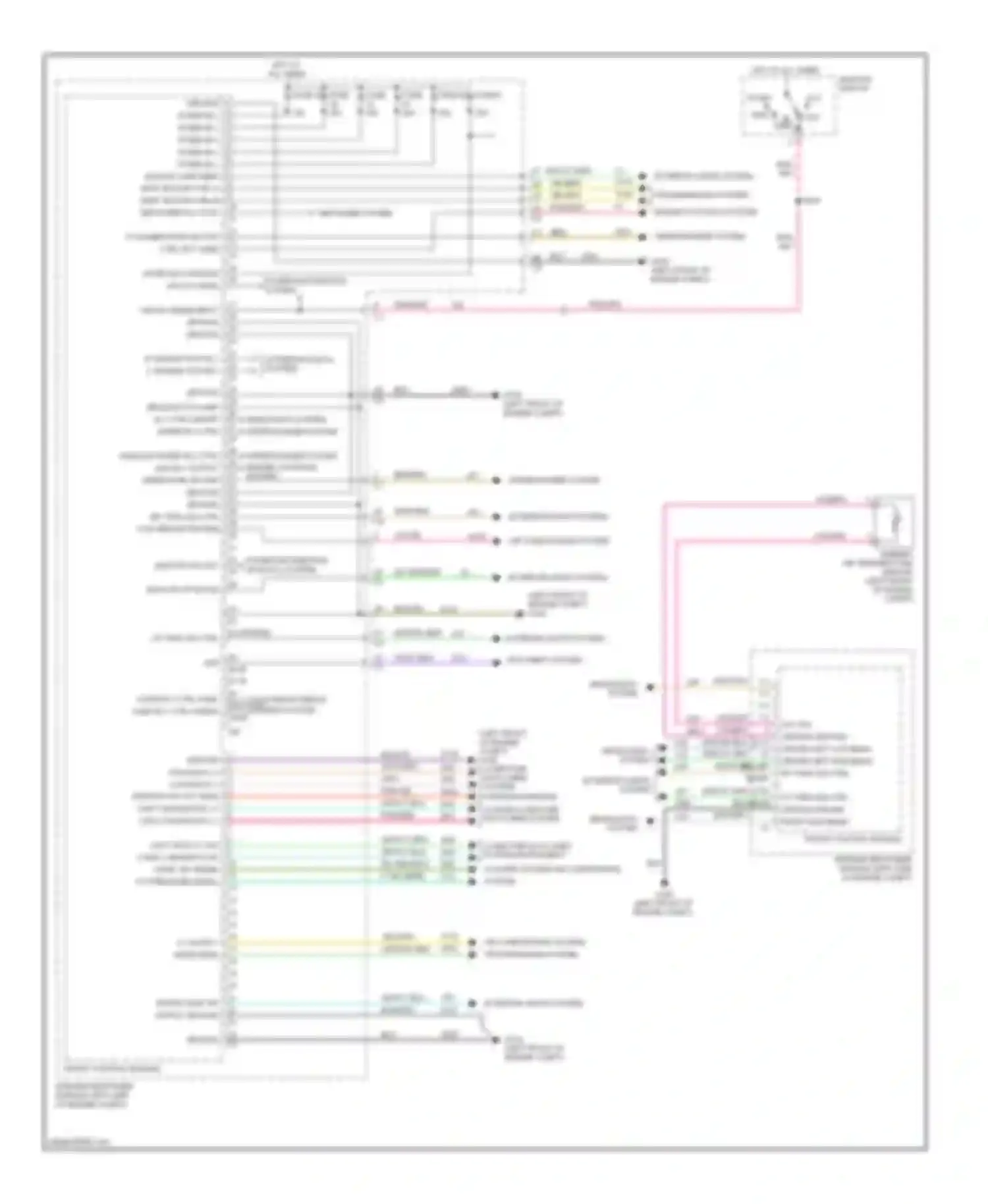 Wiring diagram starting/charging system computer data lines system for Dodge Dakota III facelift (2007-2011) (1 of 1)
