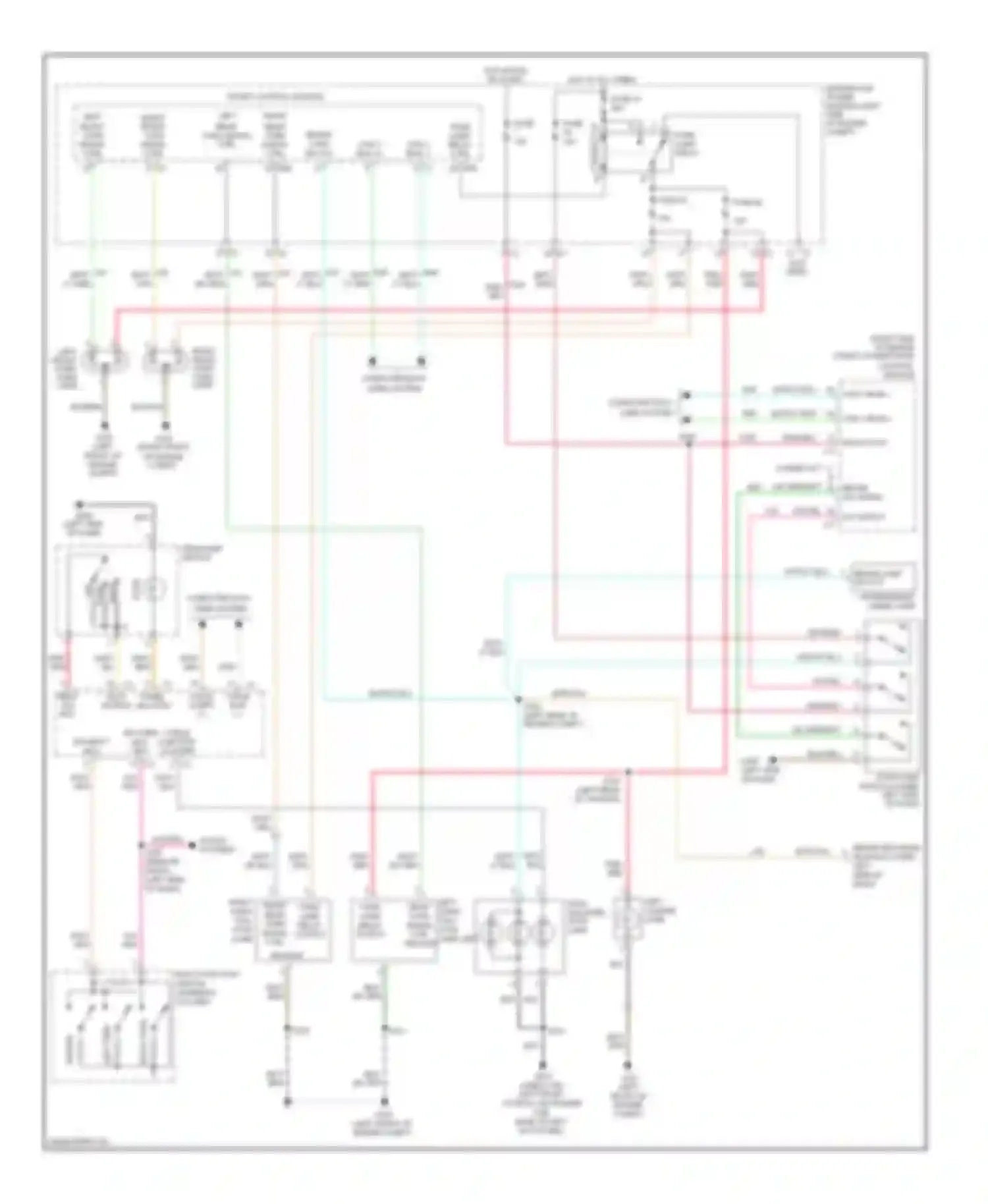Wiring diagram sw turn sig input mux for Dodge Dakota III facelift (2007-2011) (1 of 1)
