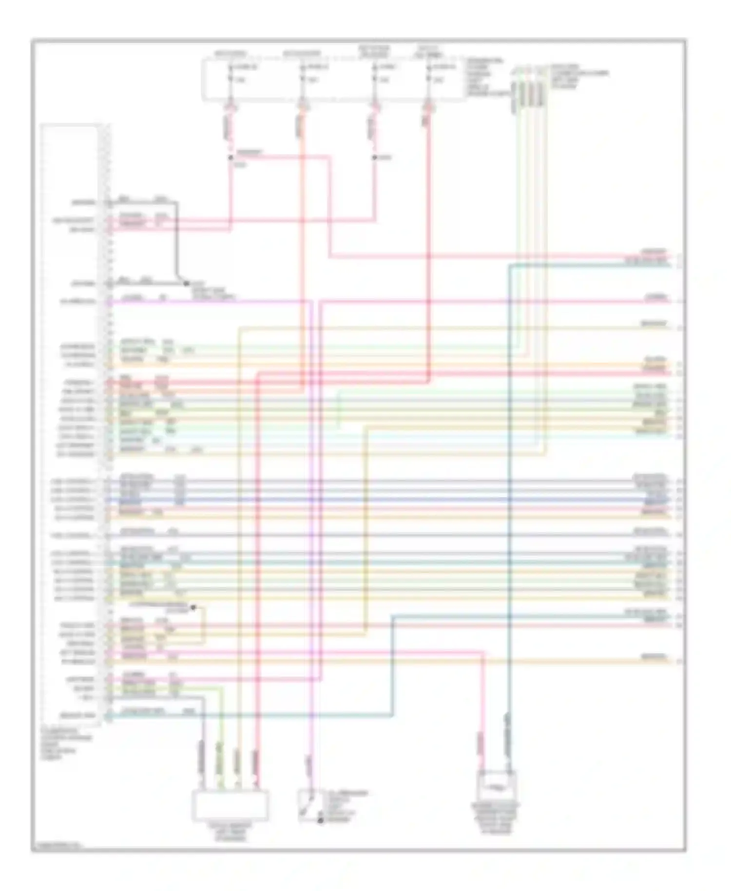 Dakota Dodge III (2004-2007): Wiring diagram engine performance 3.7l (1 of 5)