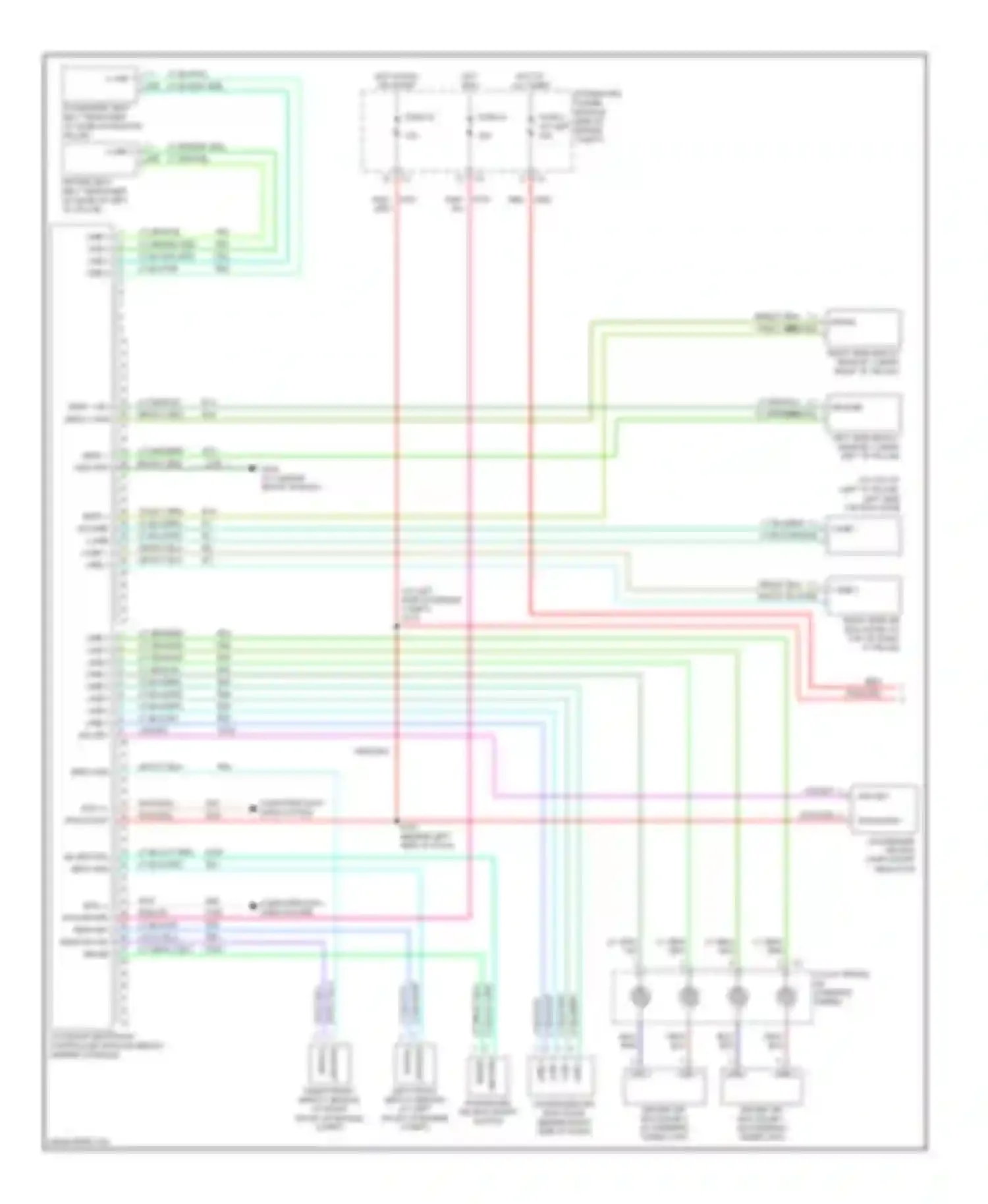 Dakota Dodge III (2004-2007): Supplemental restraints circuit (1 of 2)