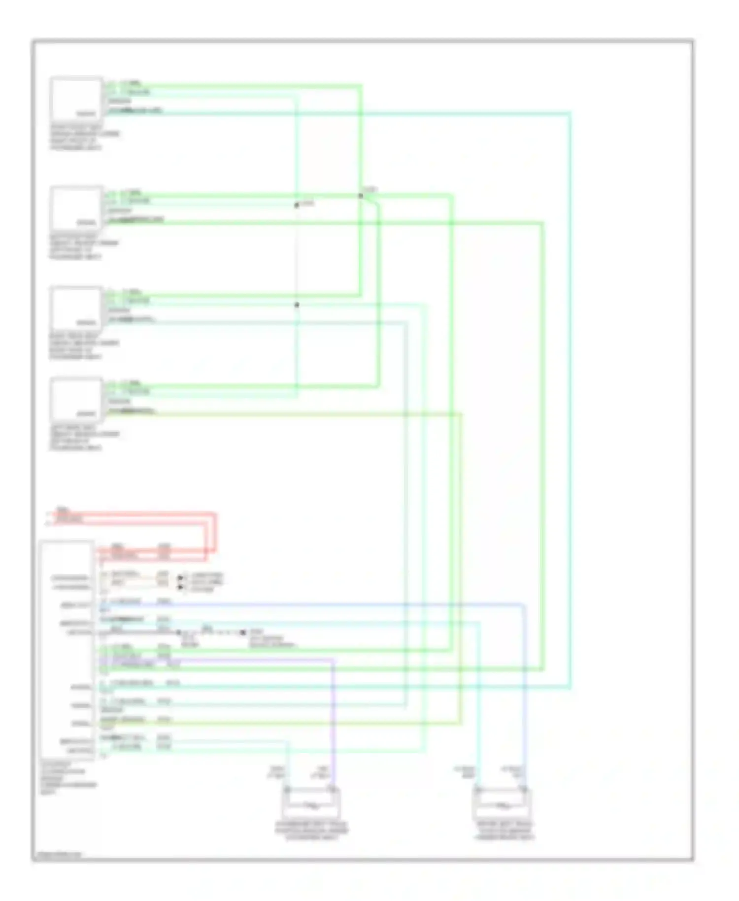Dakota Dodge III (2004-2007): Supplemental restraints circuit (2 of 2)