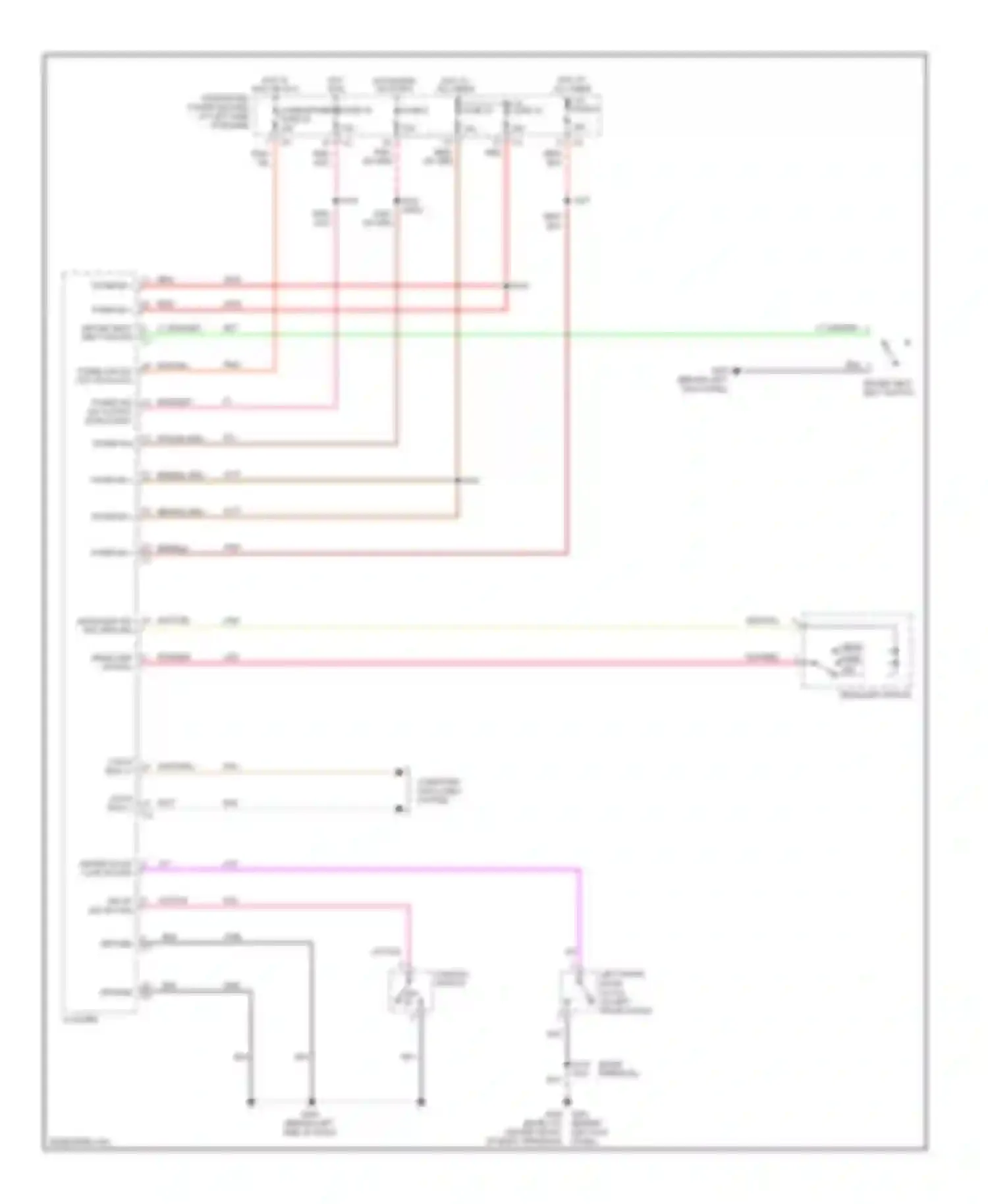 Dakota Dodge III (2004-2007): Warning systems circuit