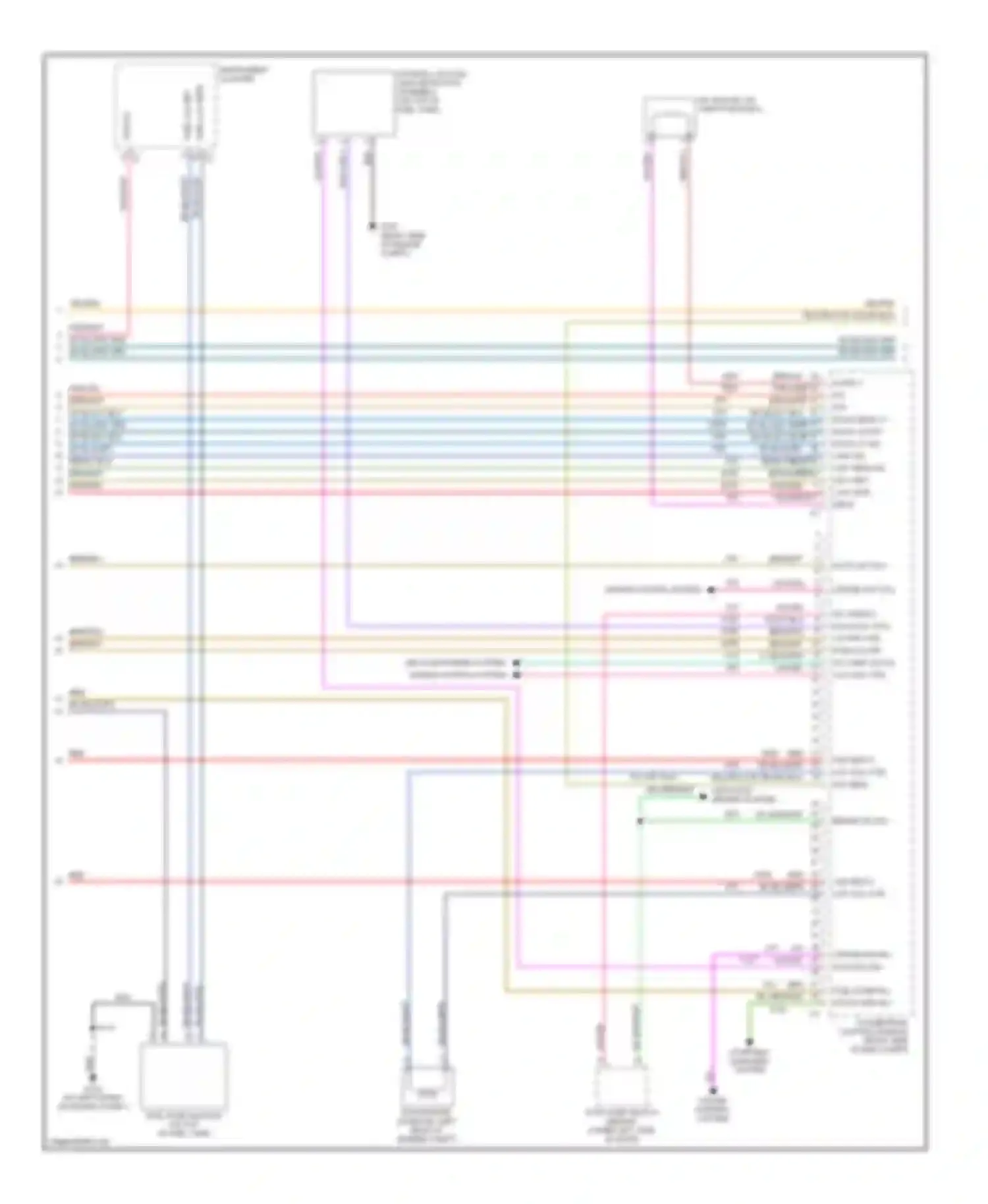 Wiring diagram air conditioning system cruise control system for Dodge Dakota III (2004-2007) (2 of 2)