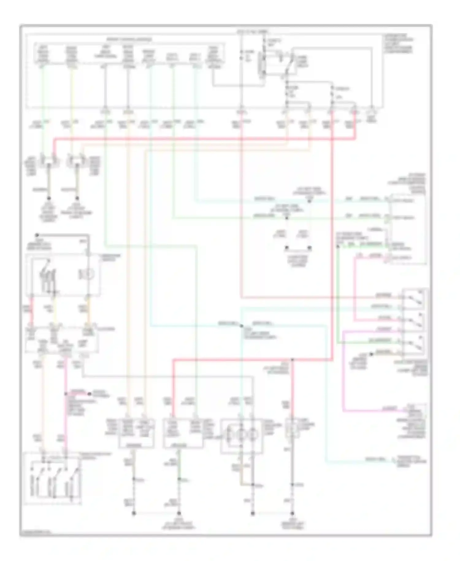 Wiring diagram brake lamp sw out for Dodge Dakota III (2004-2007) (1 of 1)