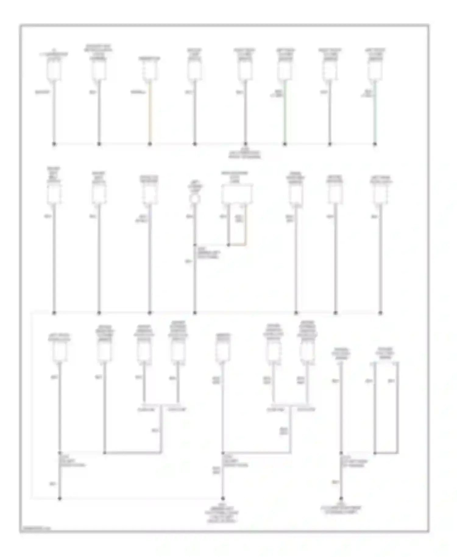 Wiring diagram driver express window/ door lock switch for Dodge Dakota III (2004-2007) (1 of 1)
