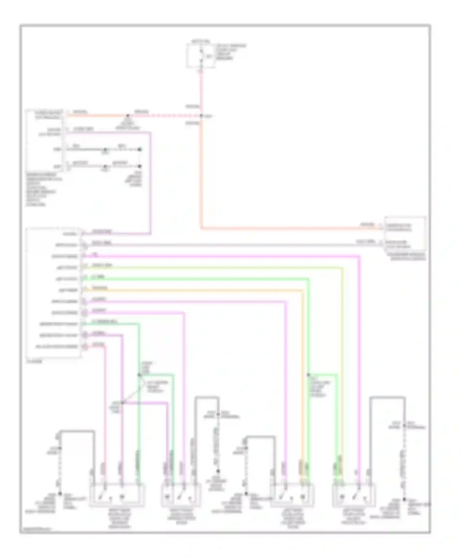 Wiring diagram dvr dr lck sw mux for Dodge Dakota III (2004-2007) (1 of 1)