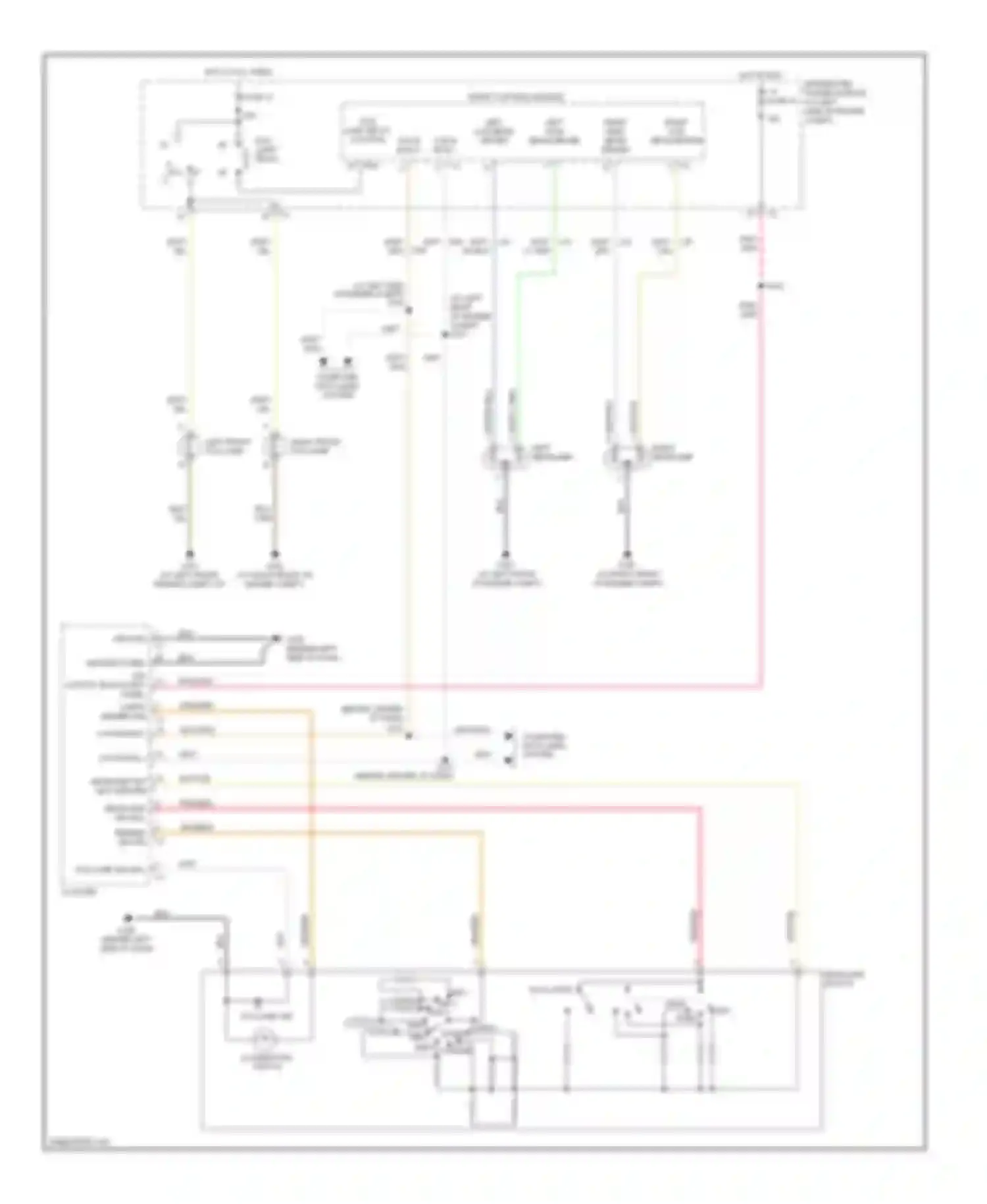 Wiring diagram fuse 36 for Dodge Dakota III (2004-2007) (1 of 5)