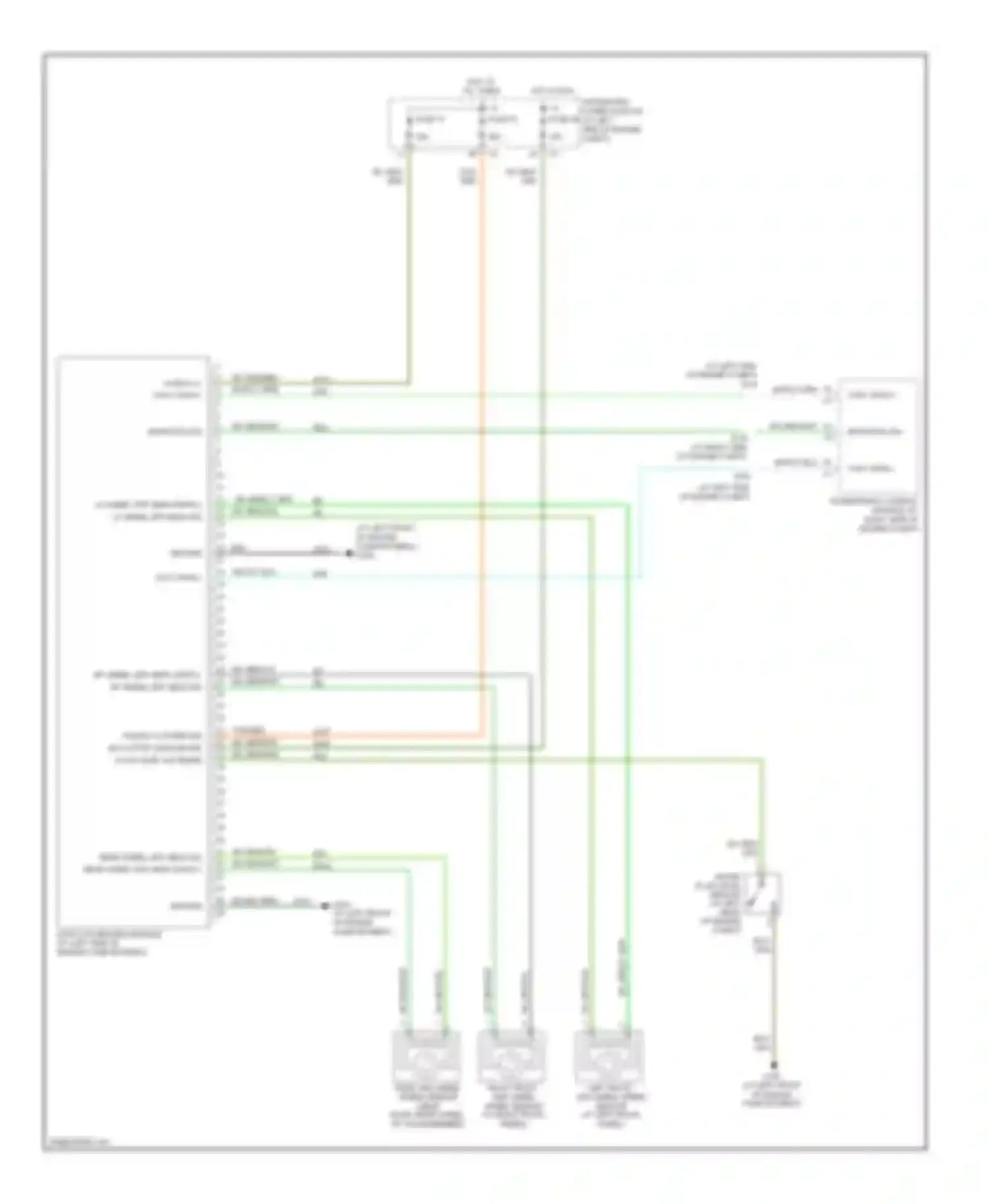 Wiring diagram fuse 60 for Dodge Dakota III (2004-2007) (1 of 2)