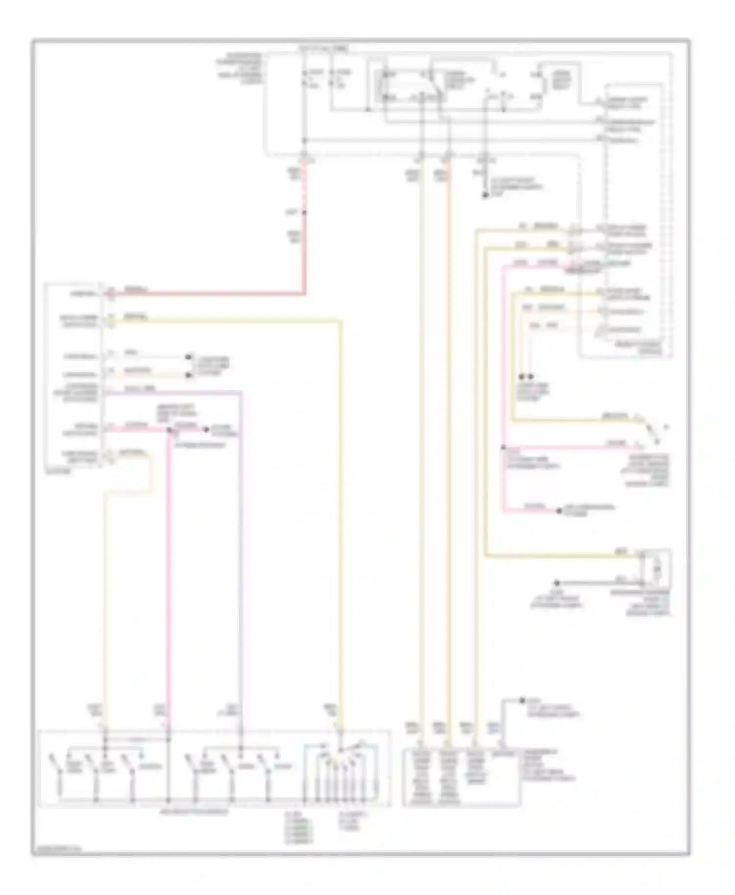 Wiring diagram multifunction switch for Dodge Dakota III (2004-2007) (1 of 1)
