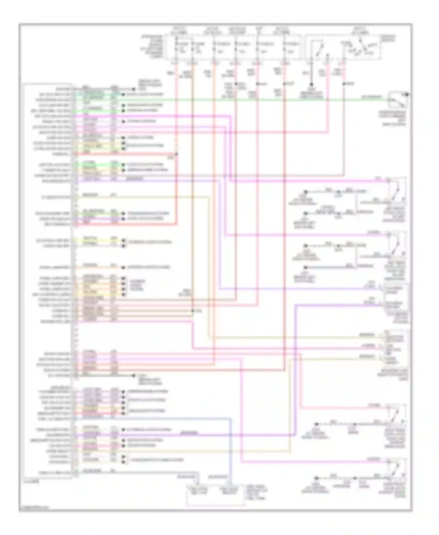 Wiring diagram red/blk for Dodge Dakota III (2004-2007) (1 of 6)
