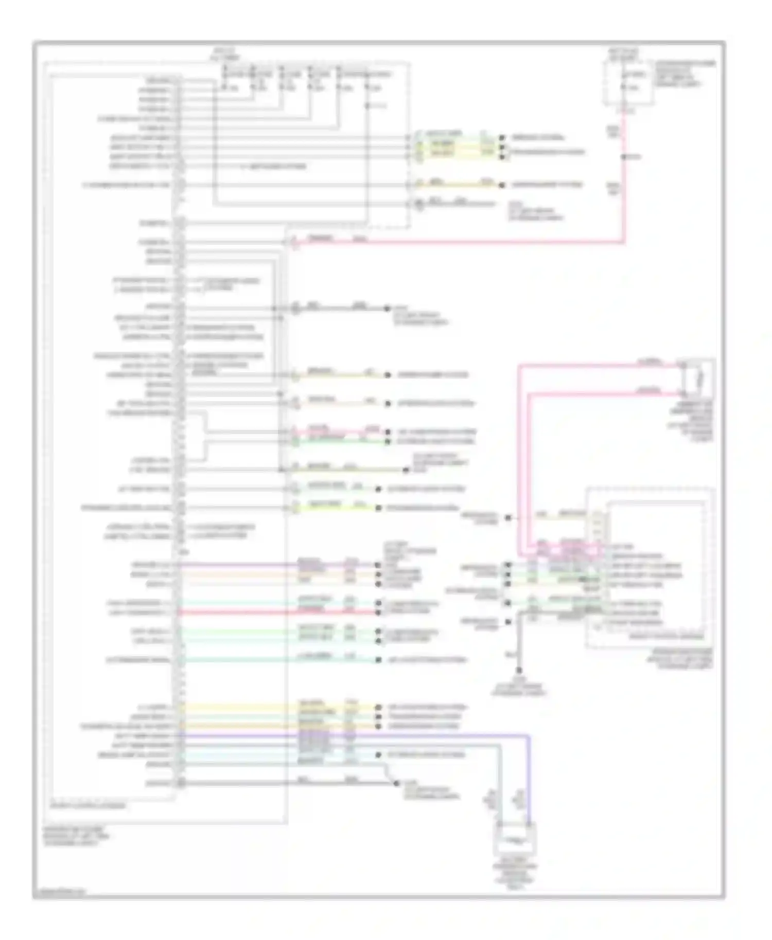 Wiring diagram transmissions system for Dodge Dakota III (2004-2007) (2 of 2)