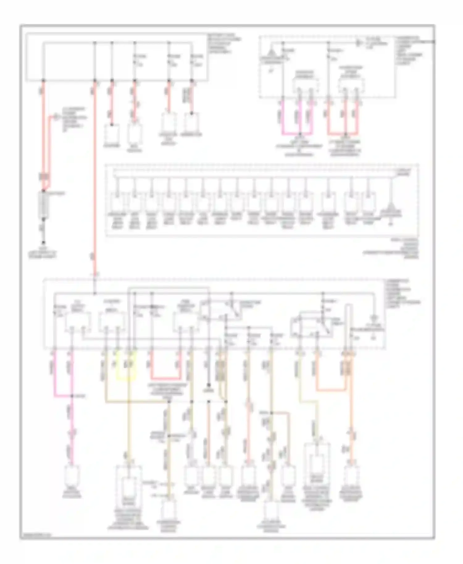 Dart Dodge PF (2012-2016): Power distribution circuit (1 of 4)