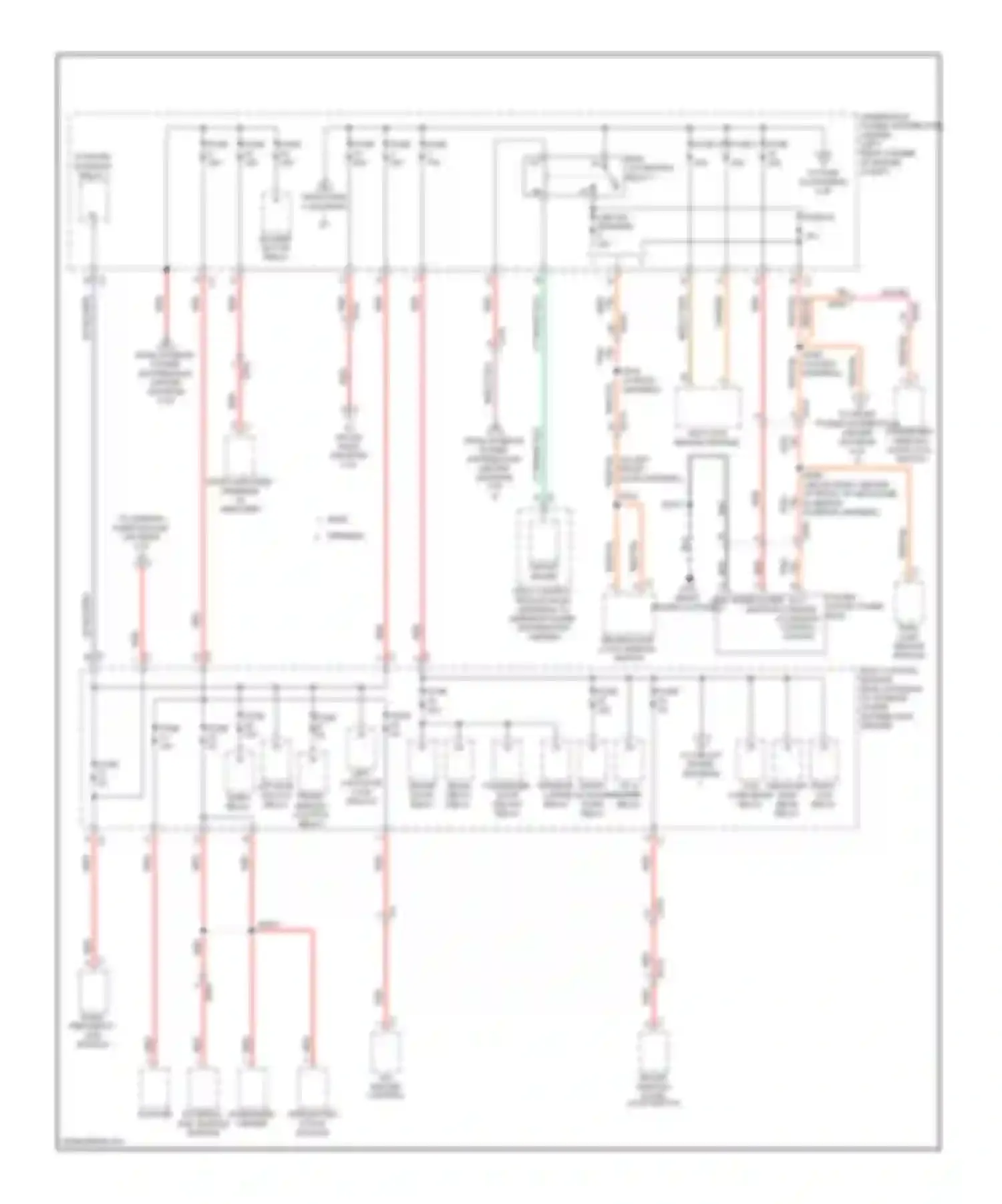 Dart Dodge PF (2012-2016): Power distribution circuit (3 of 4)
