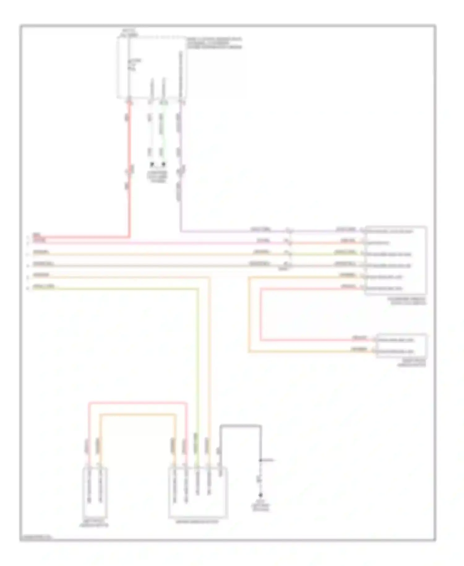 Dart Dodge PF (2012-2016): Power windows circuit, base (2 of 2)
