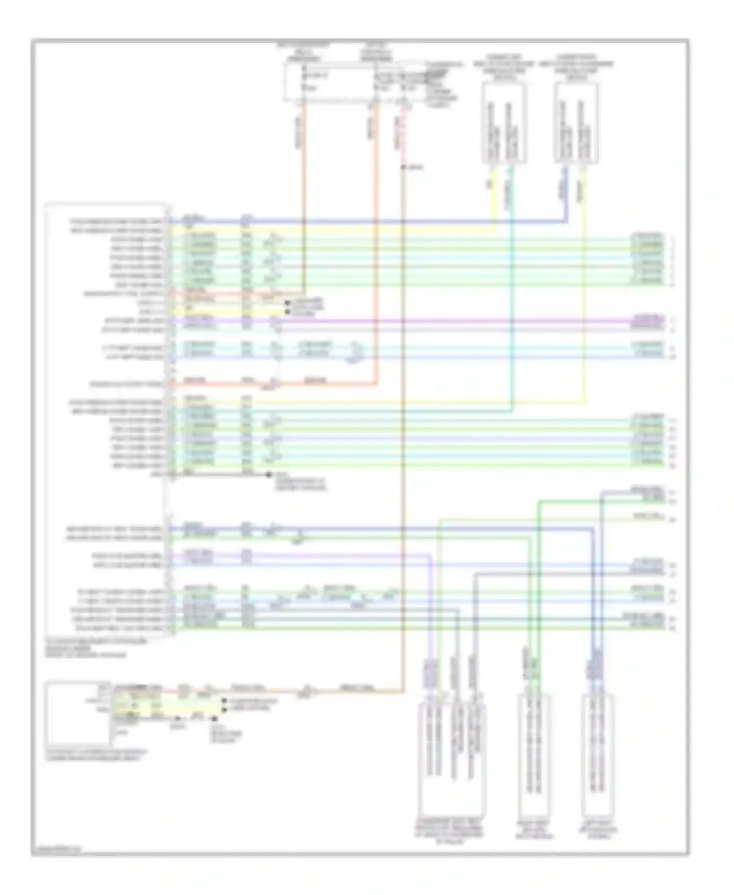 Dart Dodge PF (2012-2016): Supplemental restraints circuit (1 of 3)