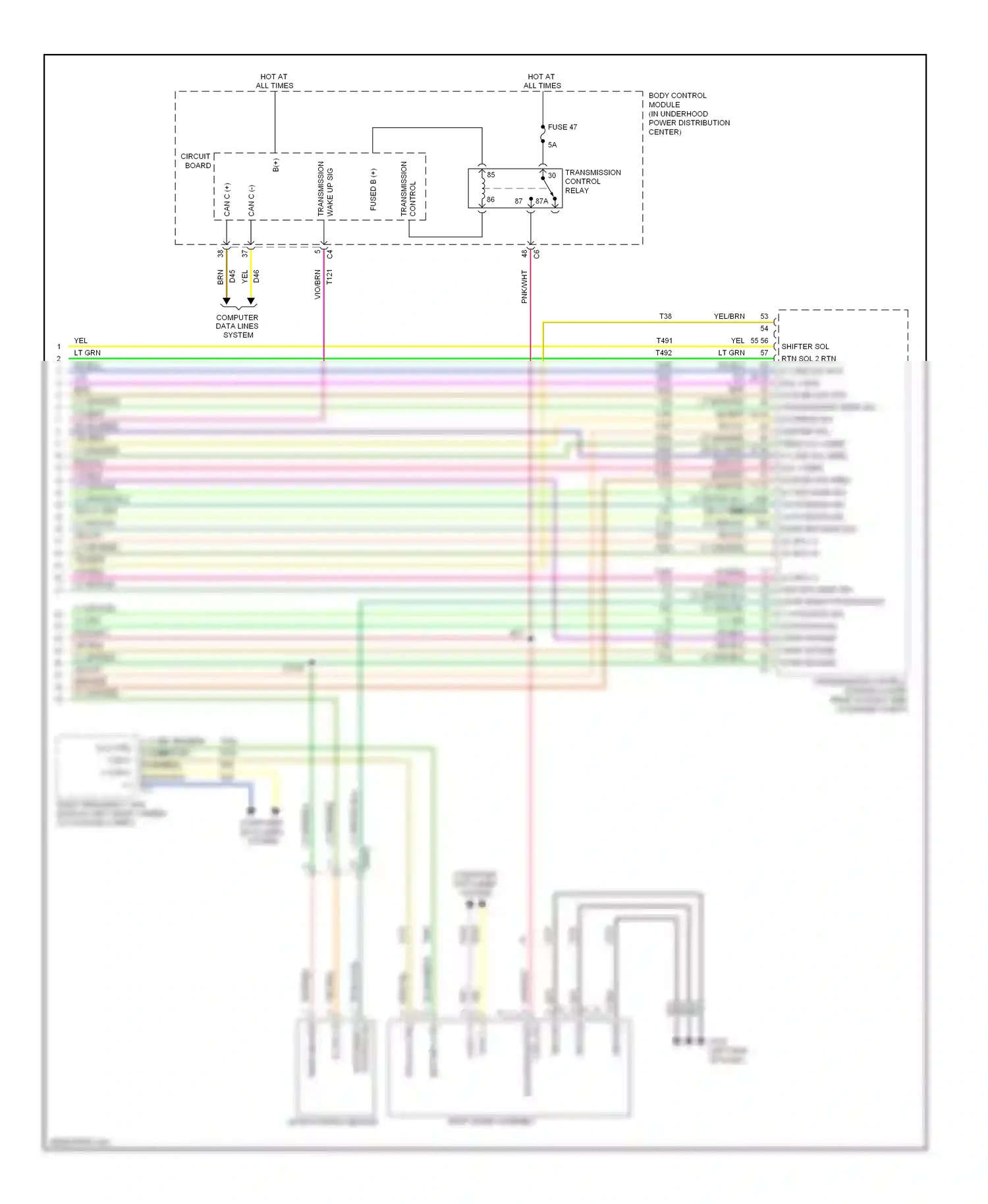 Dodge Dart PF (2012-2016) b(+) wiring diagram  (8 of 9)