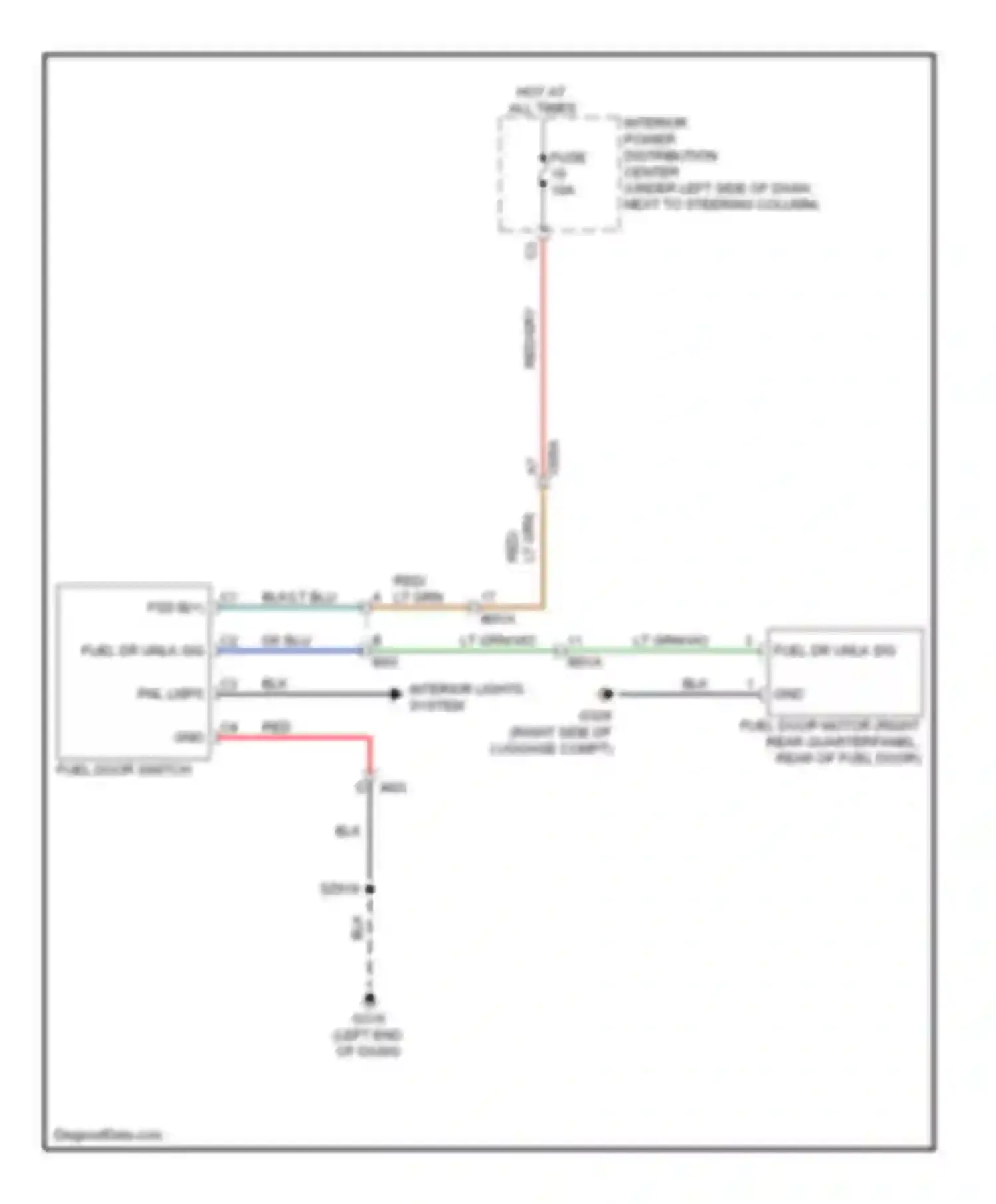 Wiring diagram blk/lt blu for Dodge Dart PF (2012-2016) (1 of 2)