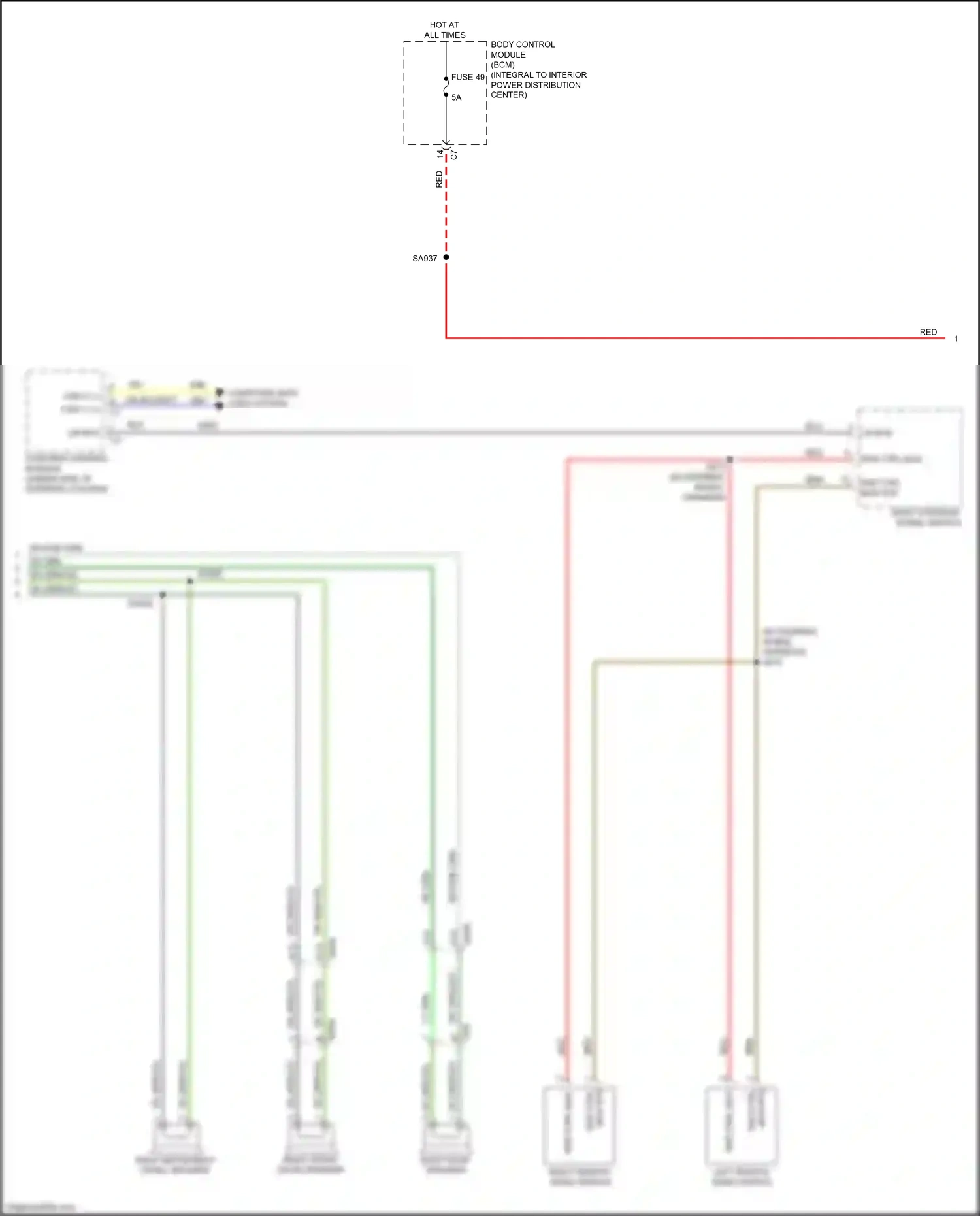 Dodge Dart PF (2012-2016) body control module (bcm) wiring diagram  (4 of 6)