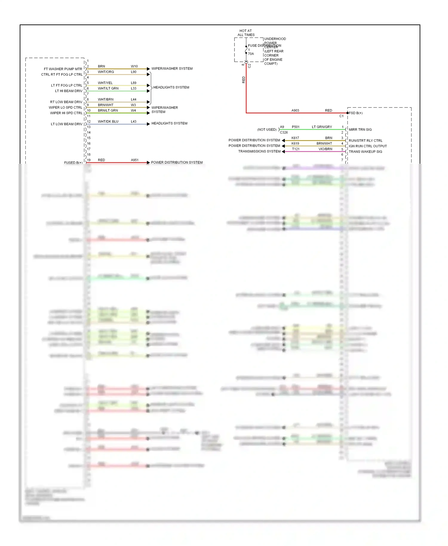 Dodge Dart PF (2012-2016) body control module (bcm) wiring diagram  (1 of 6)