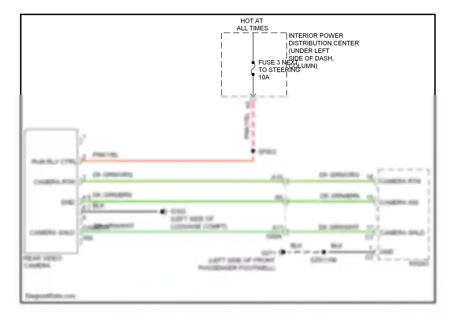 Dodge Dart PF (2012-2016) camera sig (-) wiring diagram  (4 of 4)