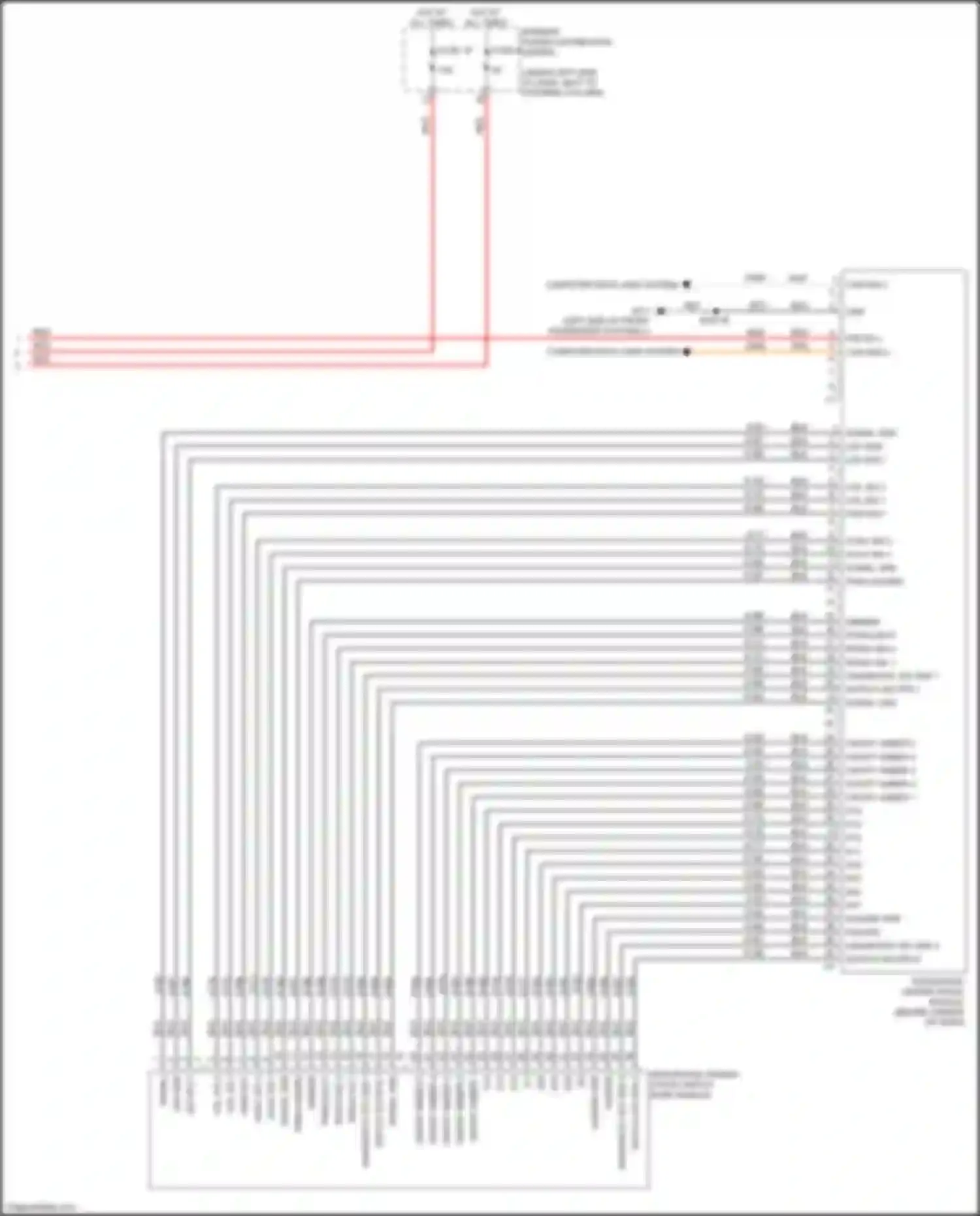 Wiring diagram on/off amber 5 for Dodge Dart PF (2012-2016)