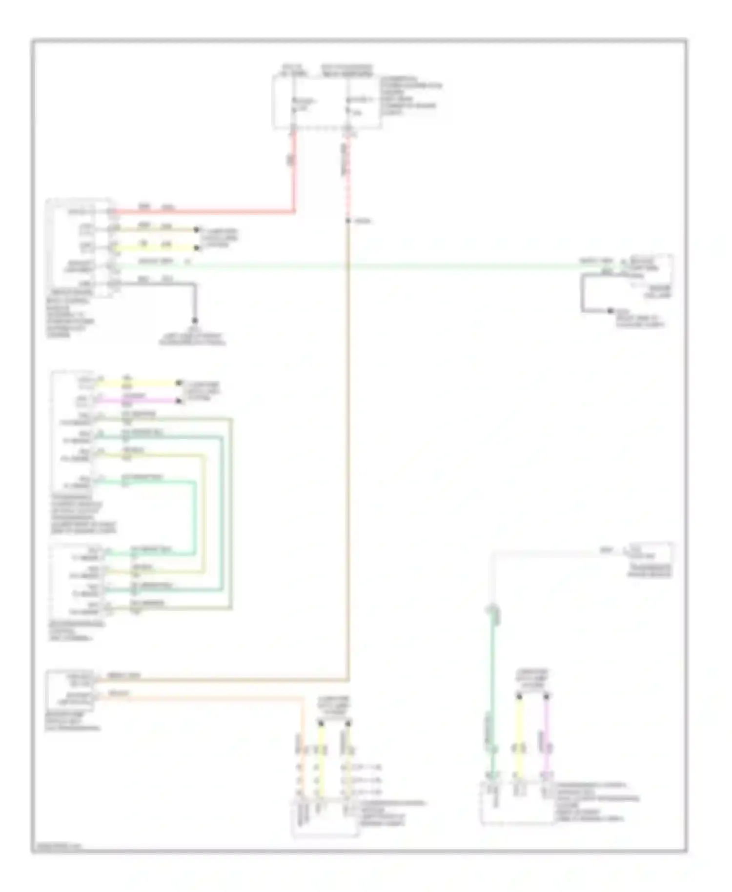 Wiring diagram center tail lamp for Dodge Dart PF (2012-2016) (1 of 2)