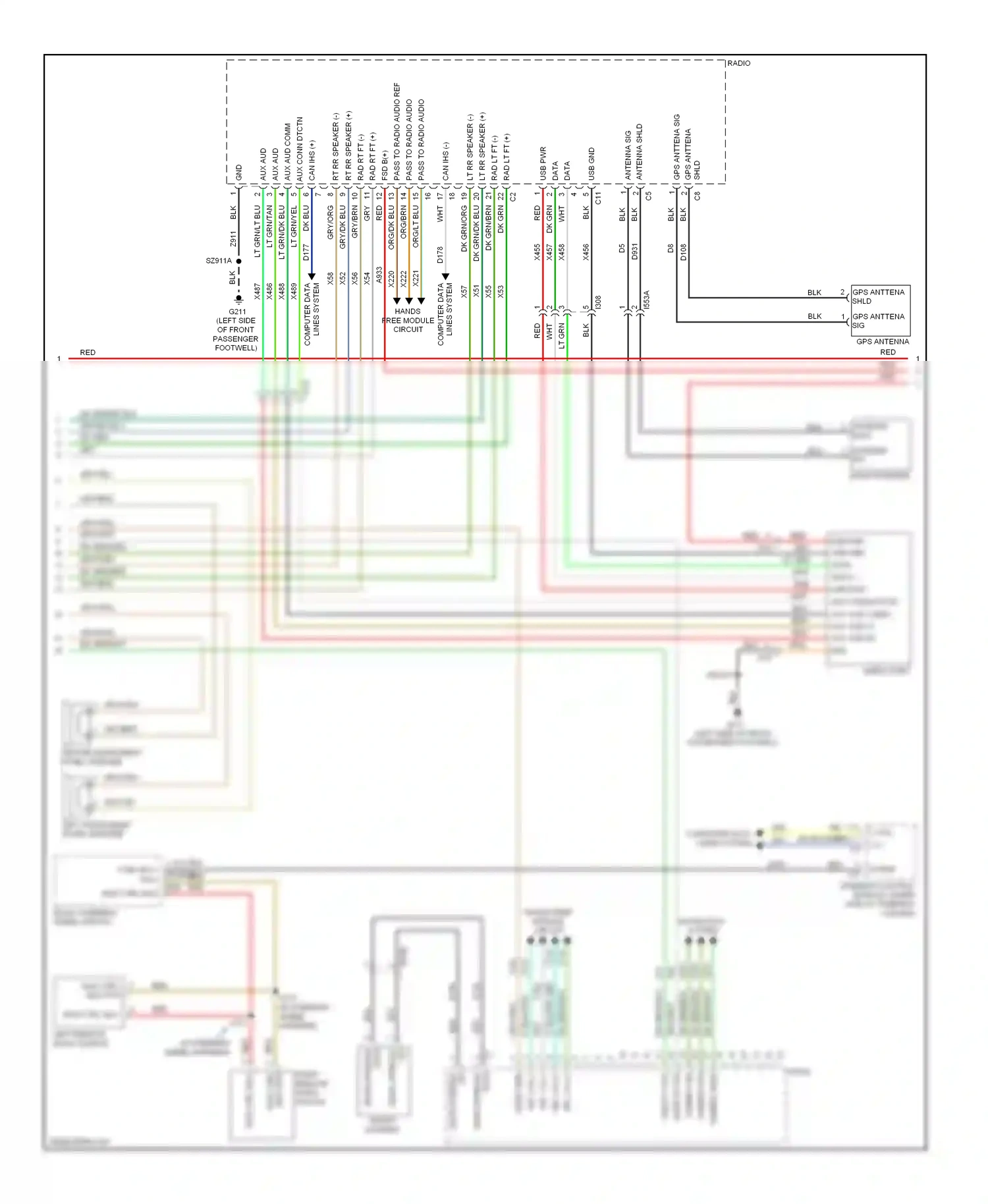 Dodge Dart PF (2012-2016) data wiring diagram  (1 of 4)