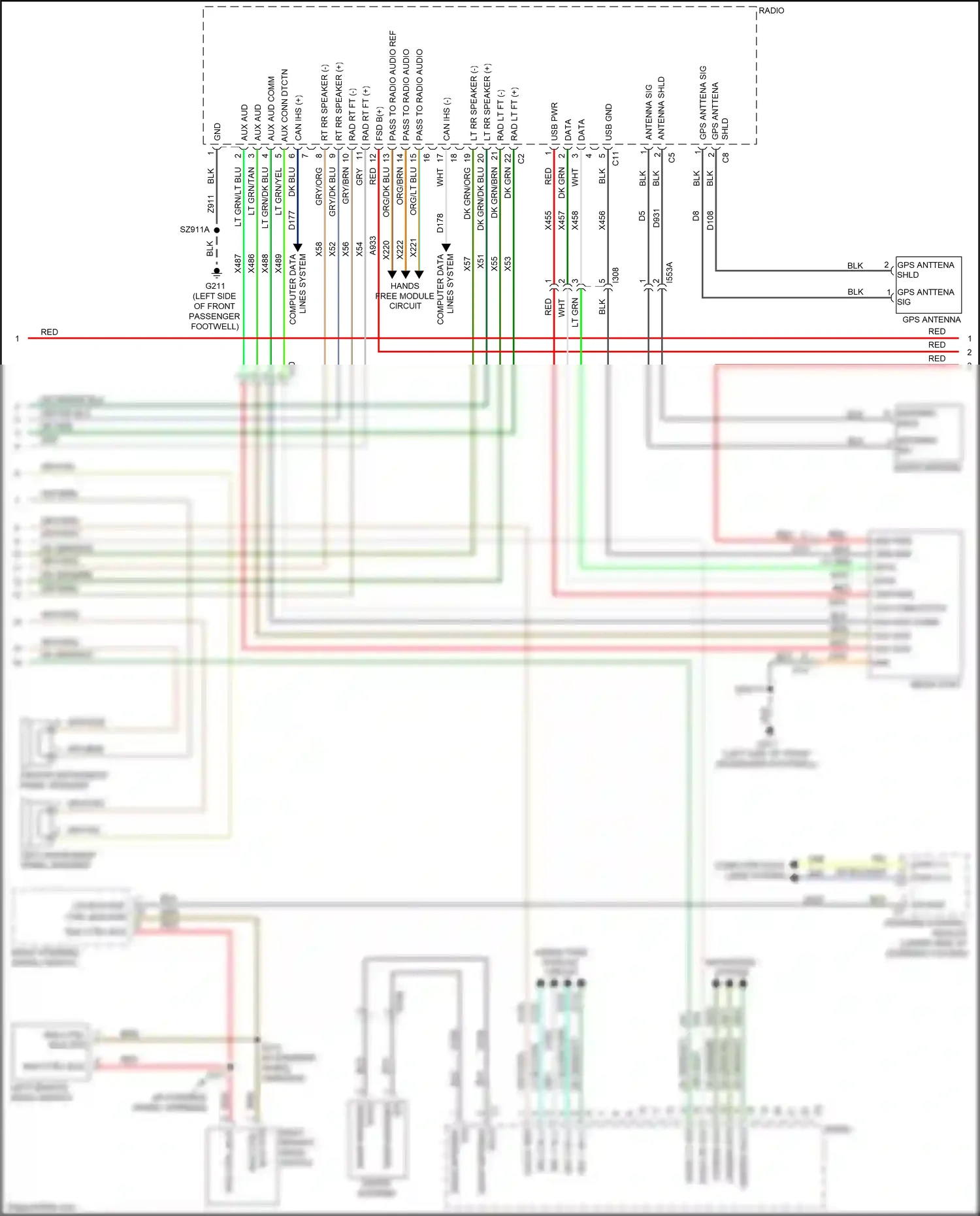 Dodge Dart PF (2012-2016) data wiring diagram  (2 of 4)
