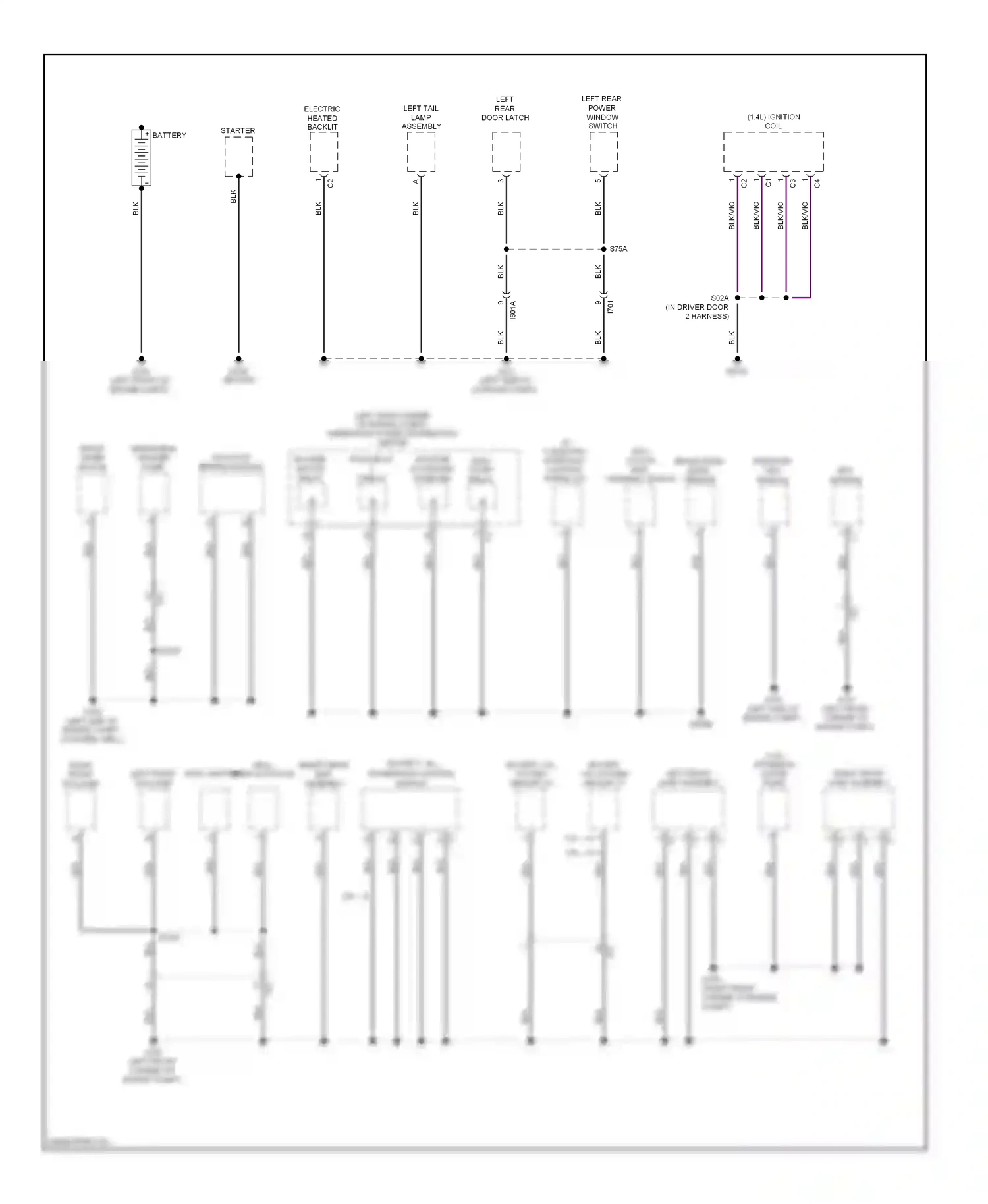 Dodge Dart PF (2012-2016) (except 1.4l) powertrain control module wiring diagram  (1 of 1)