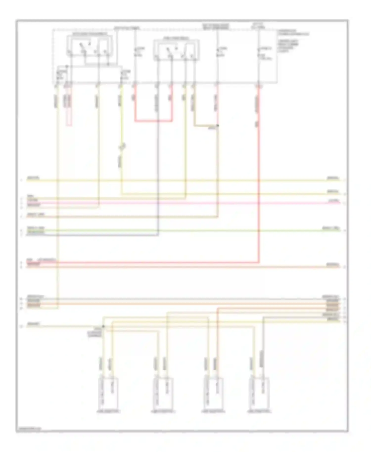 Wiring diagram fuel injector 1 for Dodge Dart PF (2012-2016) (2 of 2)