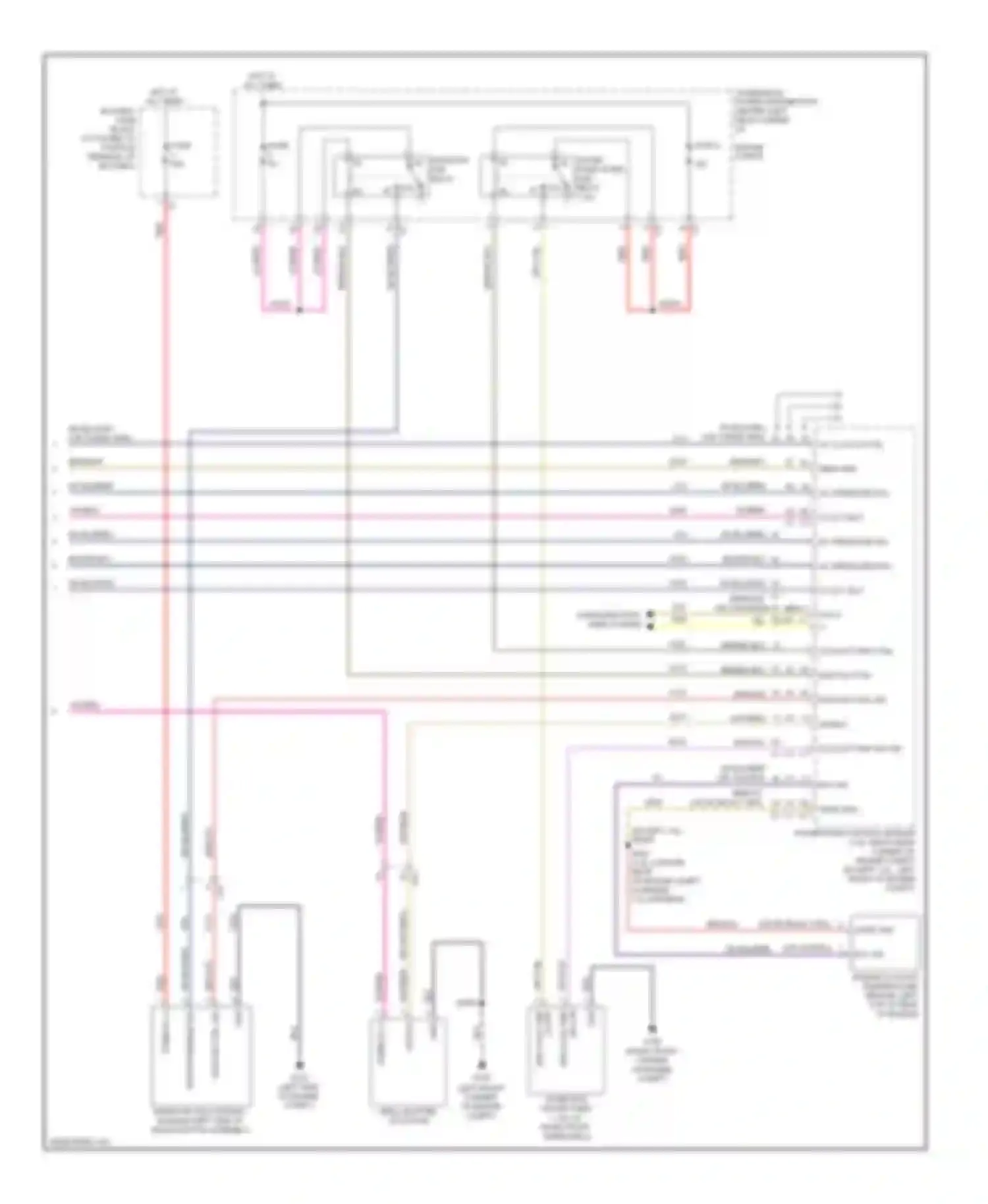 Wiring diagram grill shutter actuator for Dodge Dart PF (2012-2016) (1 of 5)