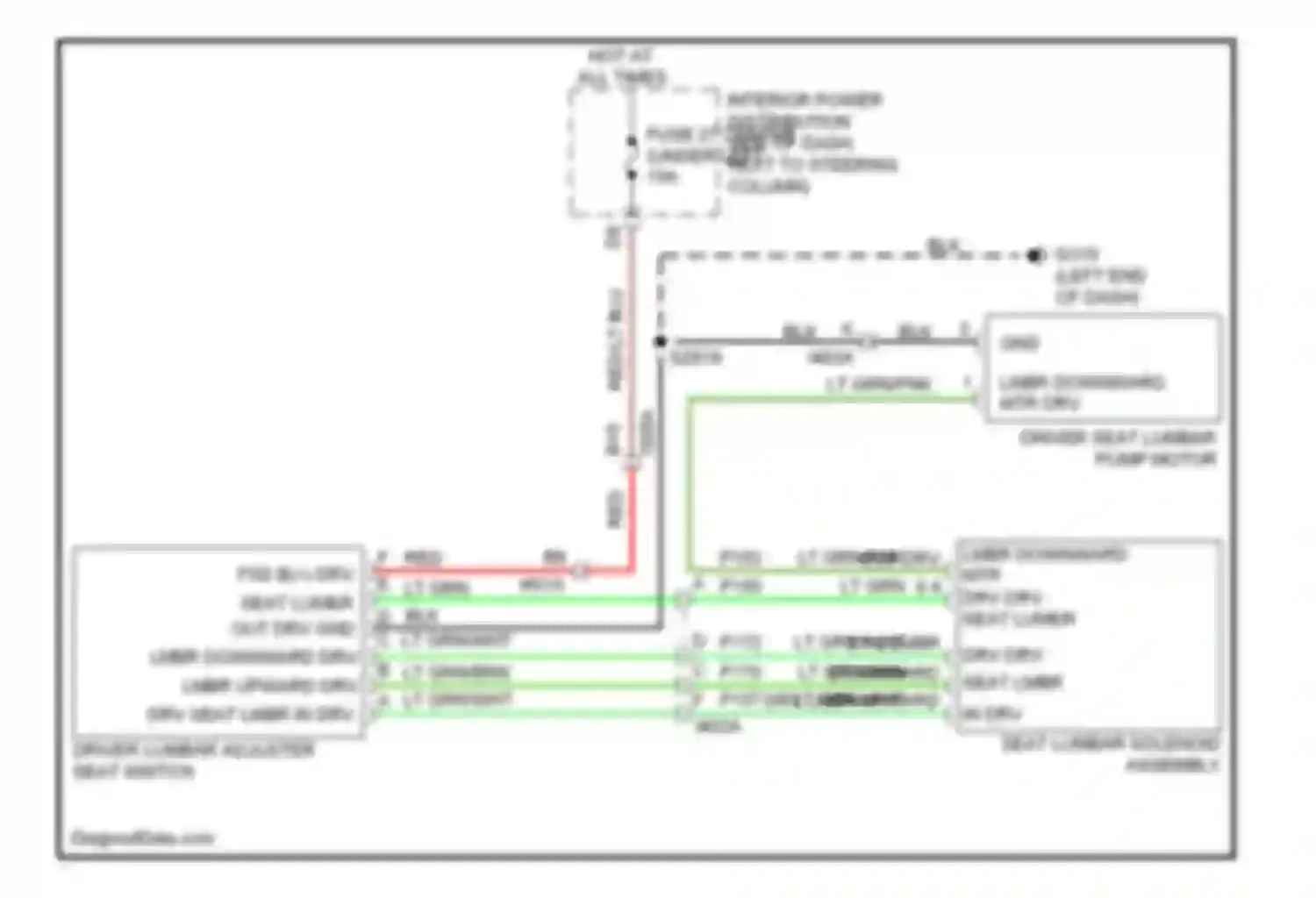 Wiring diagram lmbr downward drv lmbr upward drv for Dodge Dart PF (2012-2016)