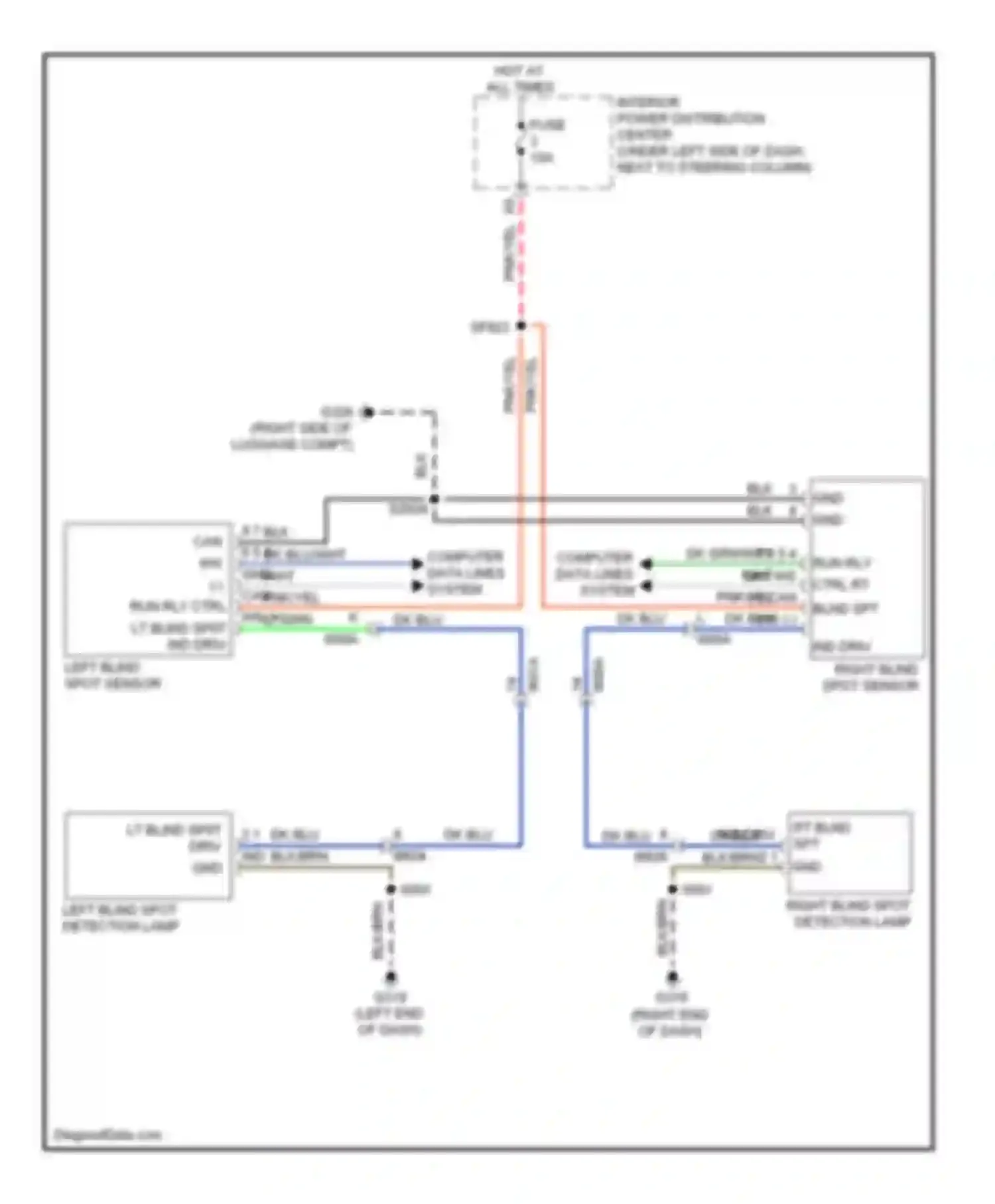 Wiring diagram ind driv for Dodge Dart PF (2012-2016)