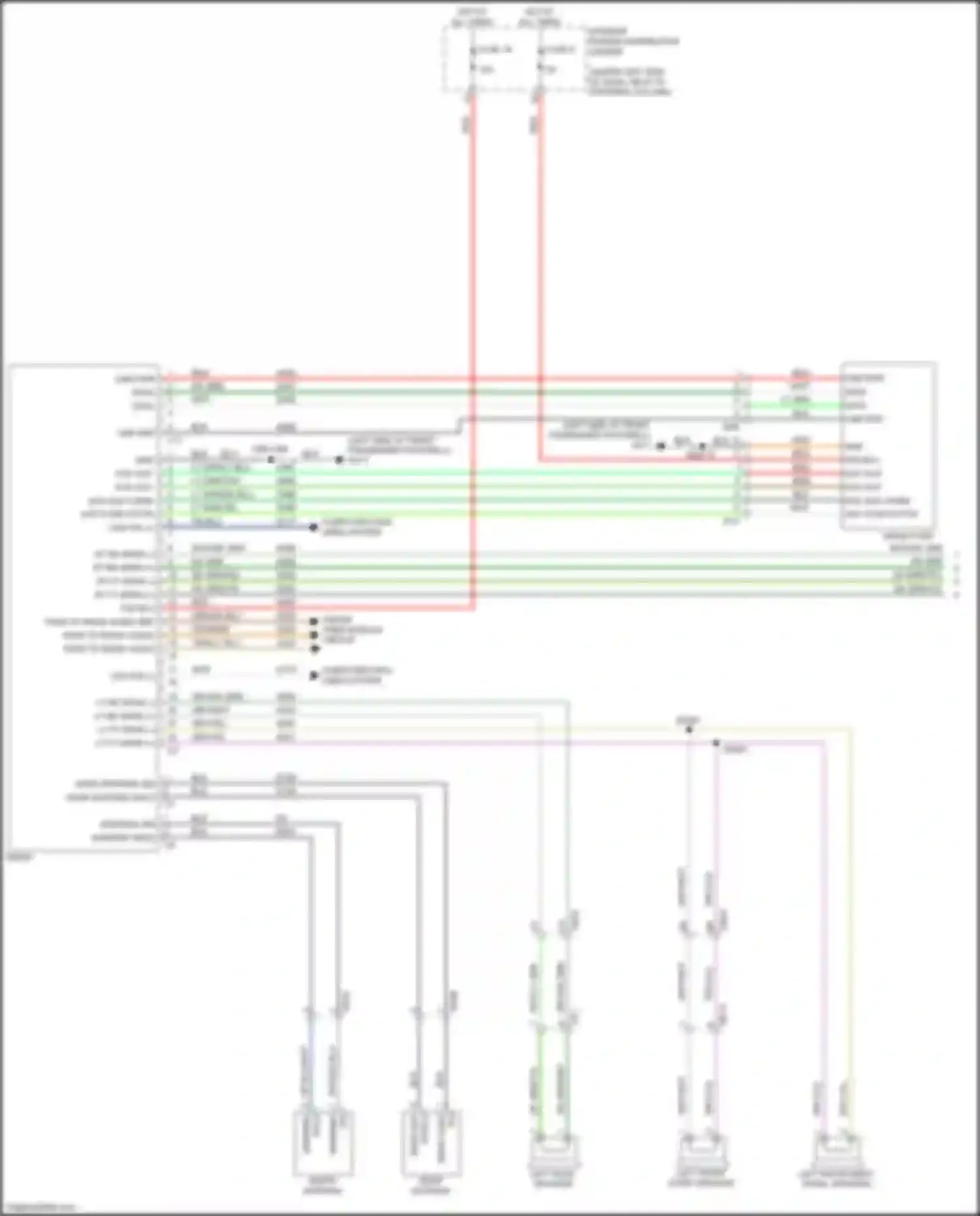 Wiring diagram sdar antenna for Dodge Dart PF (2012-2016)