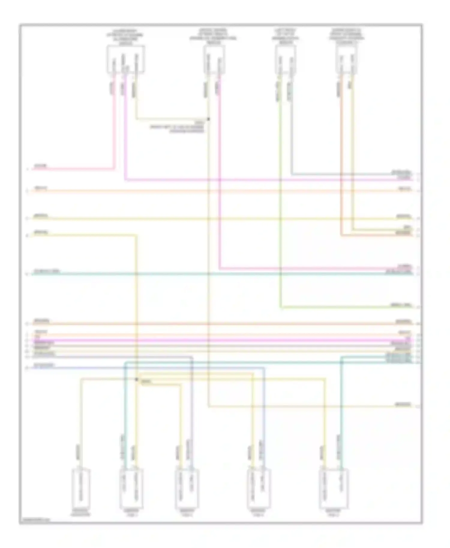 Wiring diagram ignition coil 4 for Dodge Dart PF (2012-2016) (2 of 2)