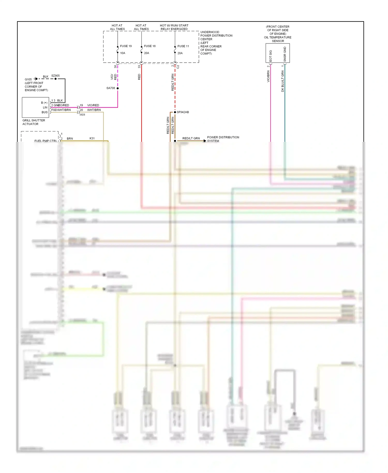 Dodge Dart PF (2012-2016) (in engine harness) wiring diagram  (1 of 2)