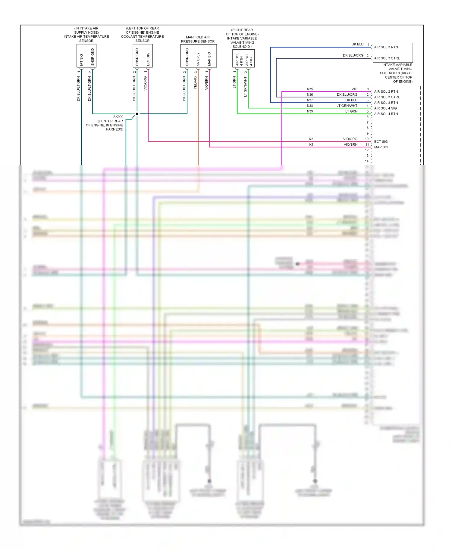 Dodge Dart PF (2012-2016) powertrain control module (left front of engine compt) wiring diagram  (8 of 8)