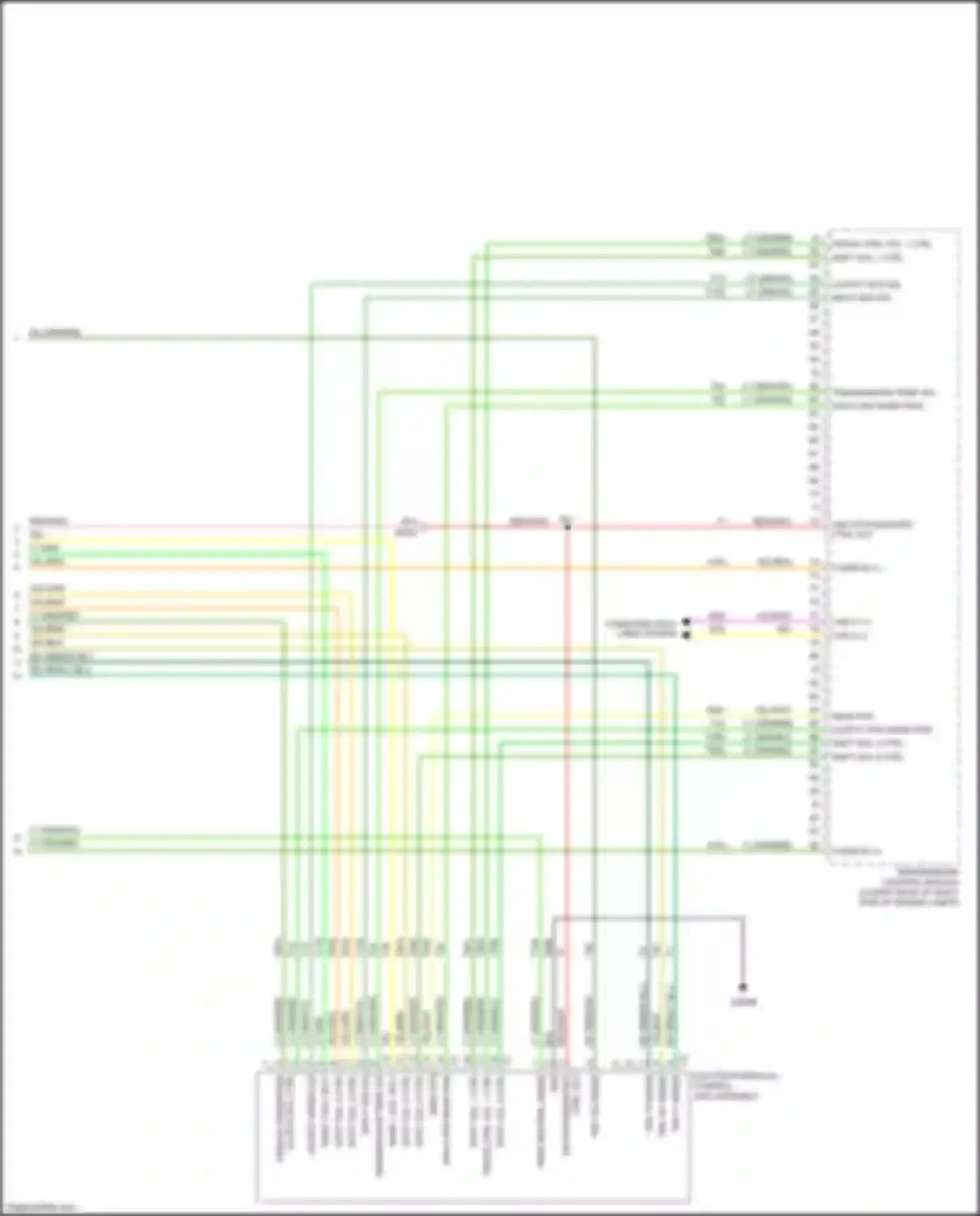 Wiring diagram shift sol 5 ctrl for Dodge Dart PF (2012-2016) (2 of 2)