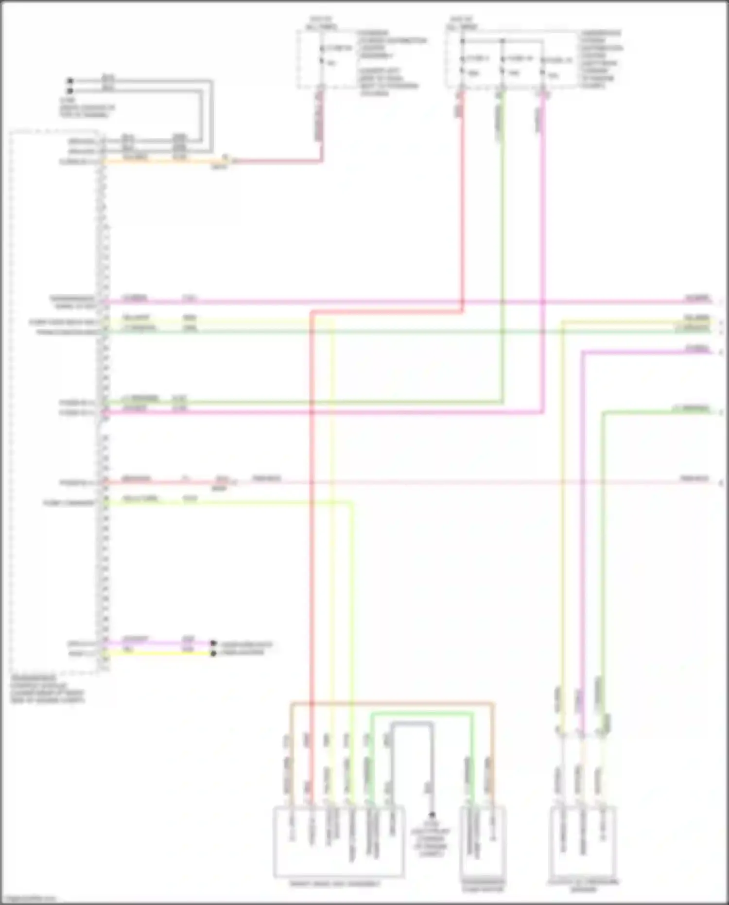 Wiring diagram transmission control module for Dodge Dart PF (2012-2016) (5 of 8)