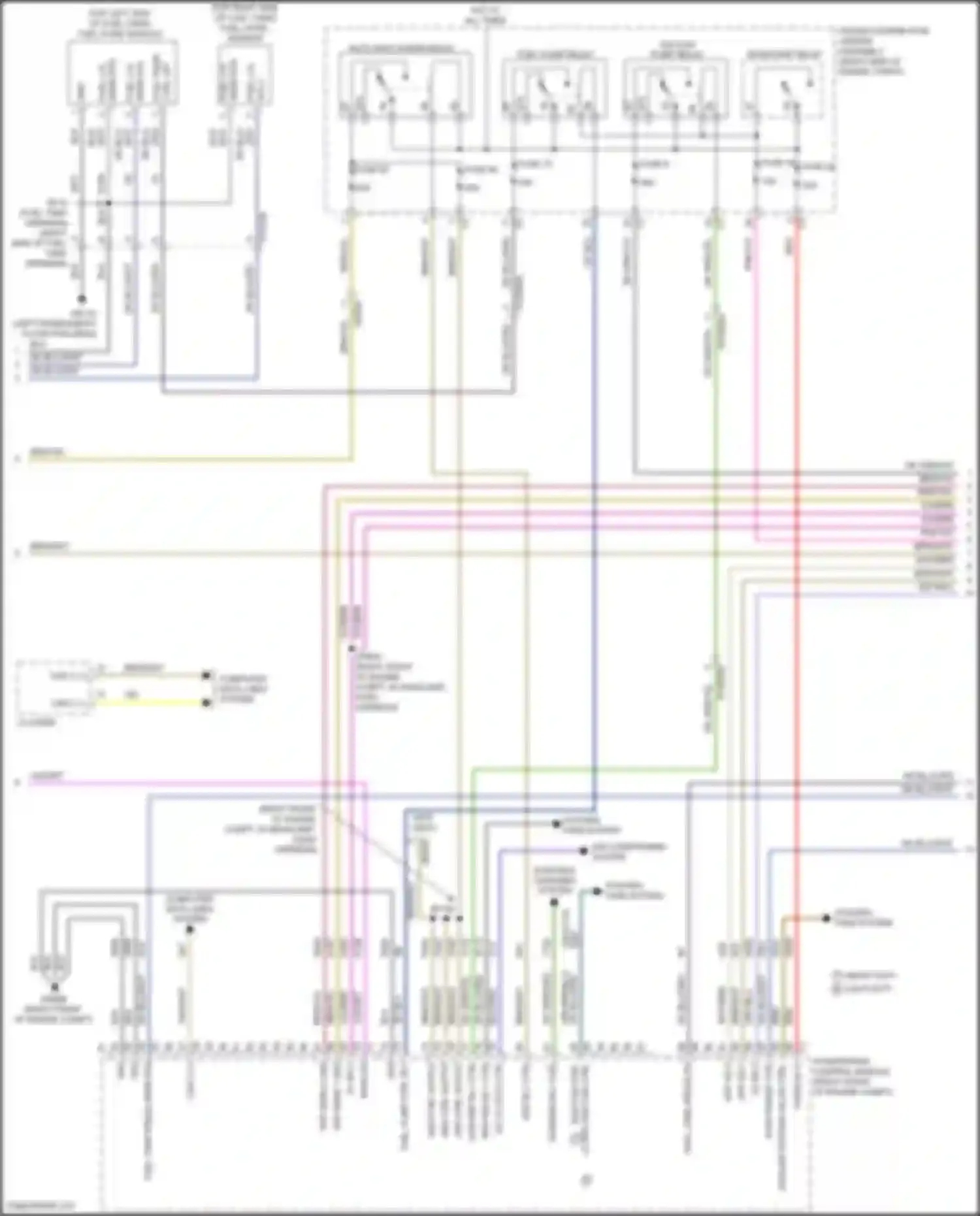 Durango SRT Dodge III facelift 2 (2020-2024): Wiring diagram engine performance 3.6l (5 of 6)