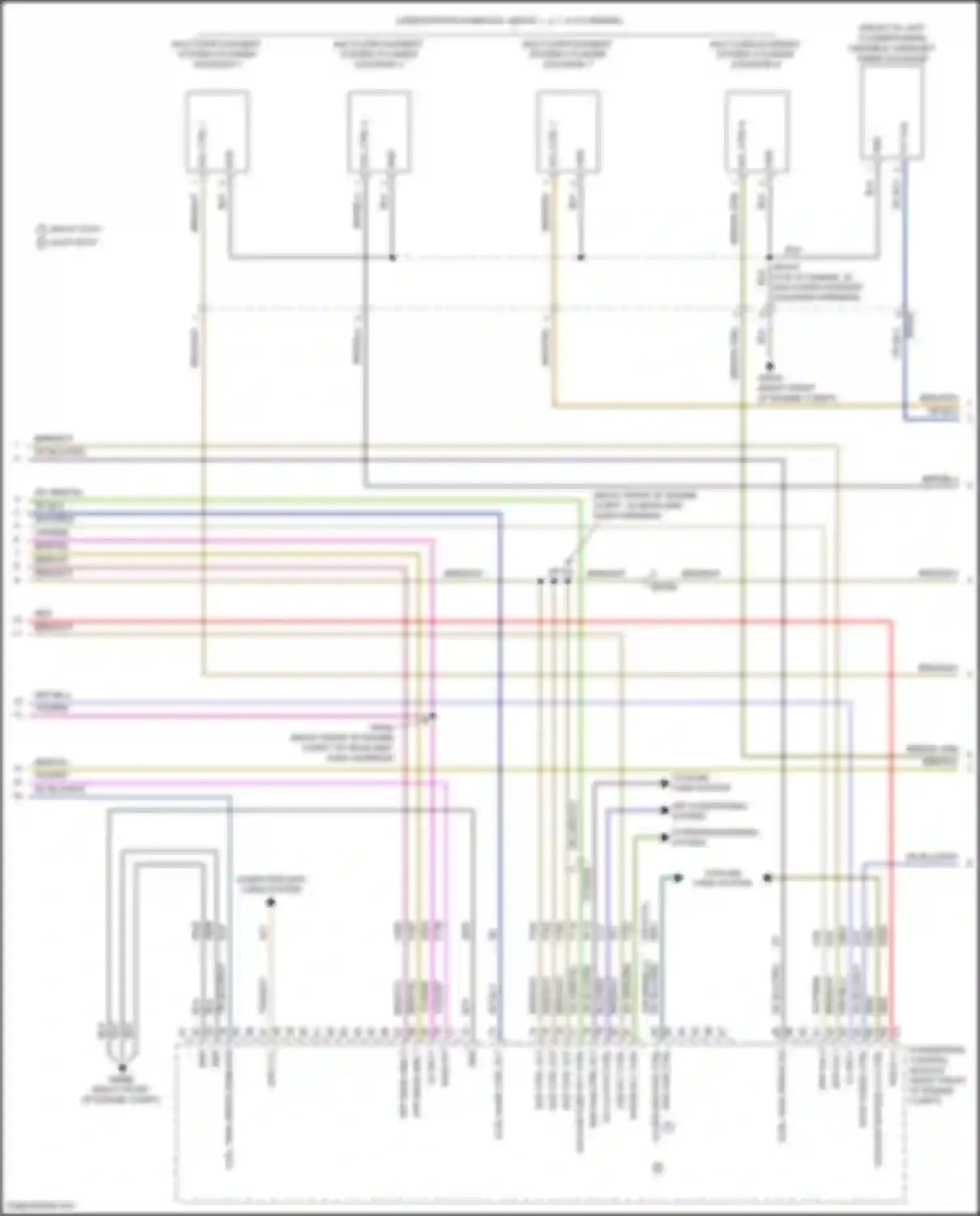 Durango SRT Dodge III facelift 2 (2020-2024): Wiring diagram engine performance 5.7l (3 of 6)